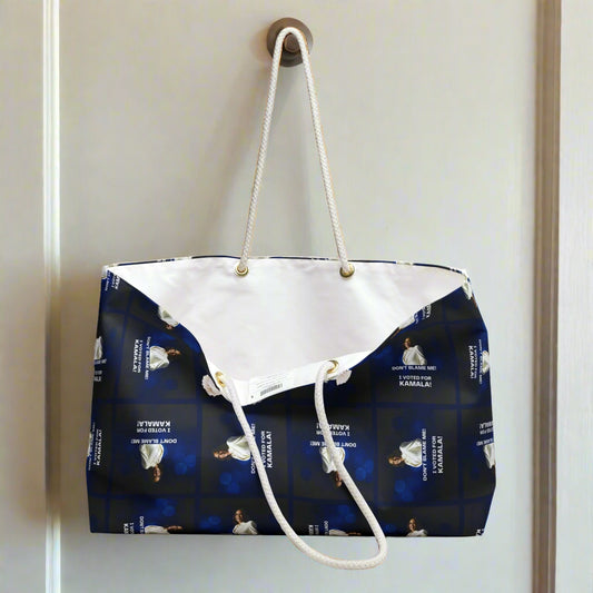 Don't Blame Me Voted for Kamala Weekender Bag Printify