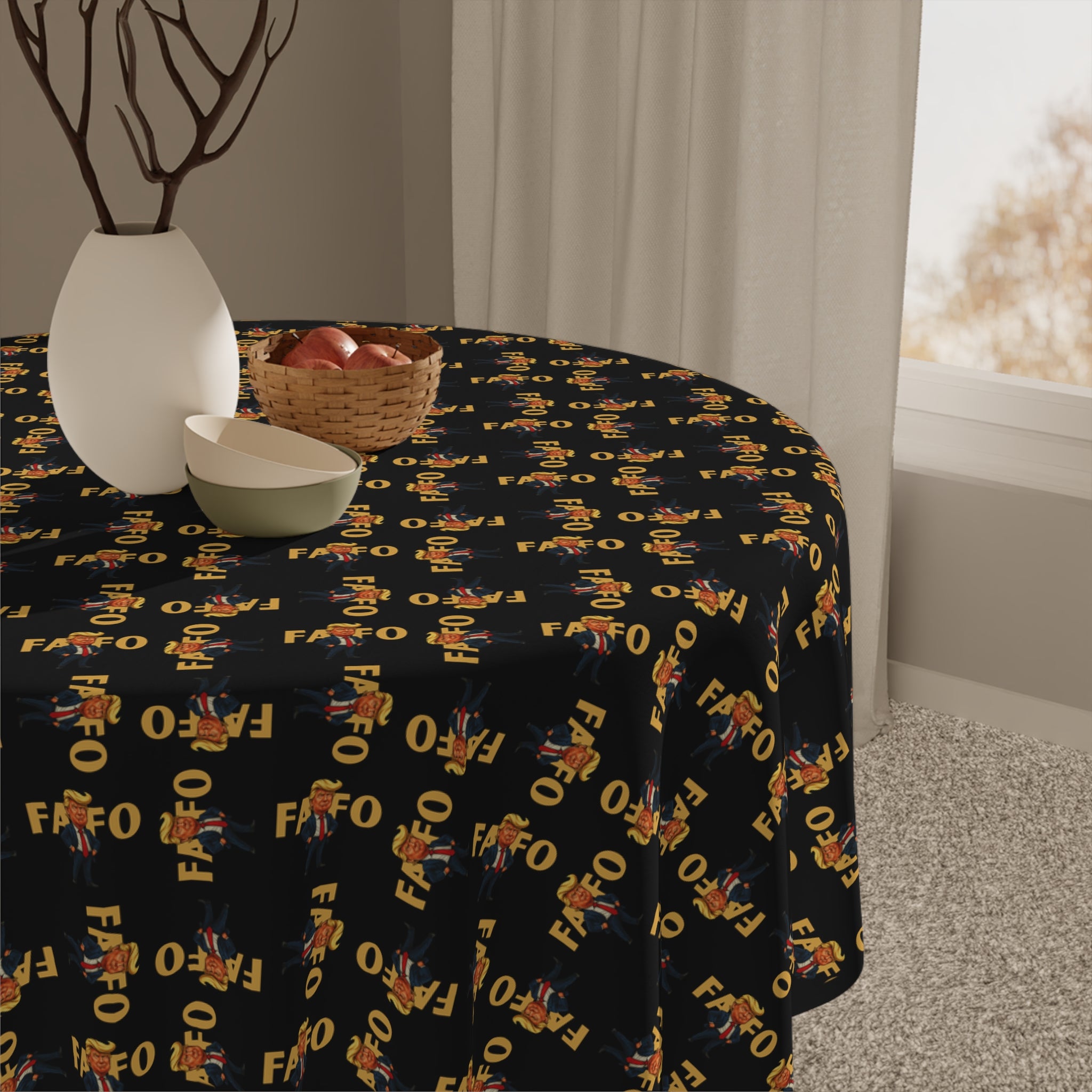 Brazen Political Parody Tablecloth