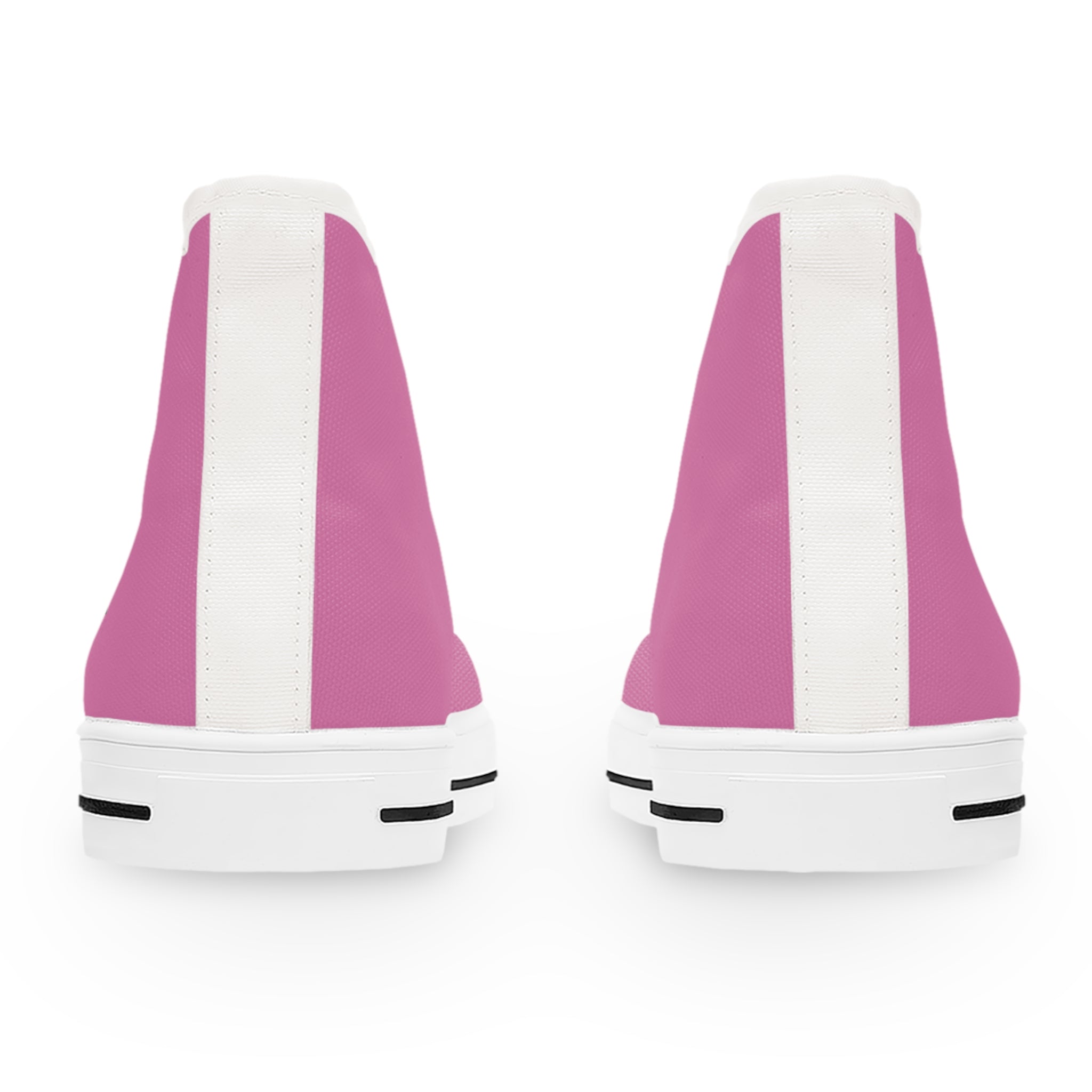 Pause & Play Women’s High-Top Sneakers | Epilepsy Awareness Edition (Pink & White)