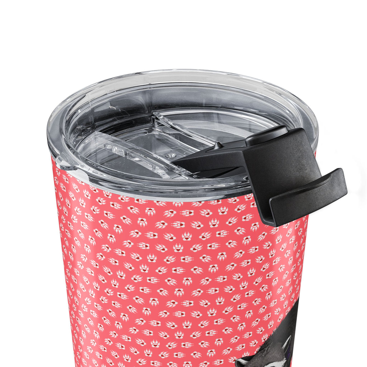 Jimothy the Short-Spined Raccoon Heart Tumbler | 20oz Insulated Travel Cup