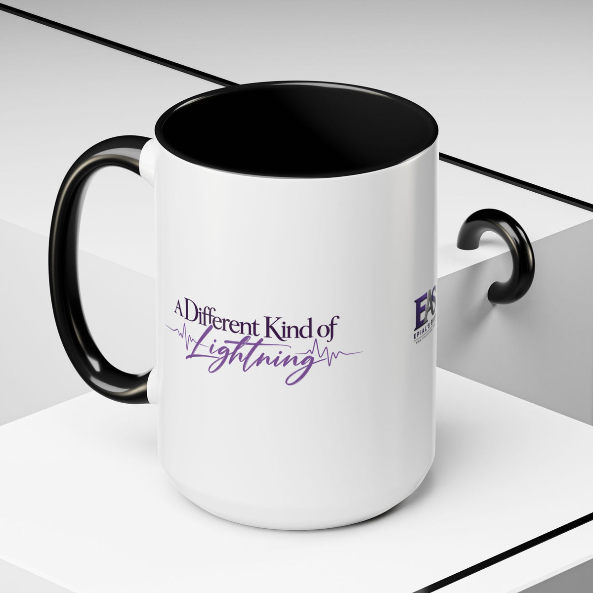 A Different Kind of Lightning | Epilepsy Awareness Two-Tone Coffee Mug (11oz/15oz)