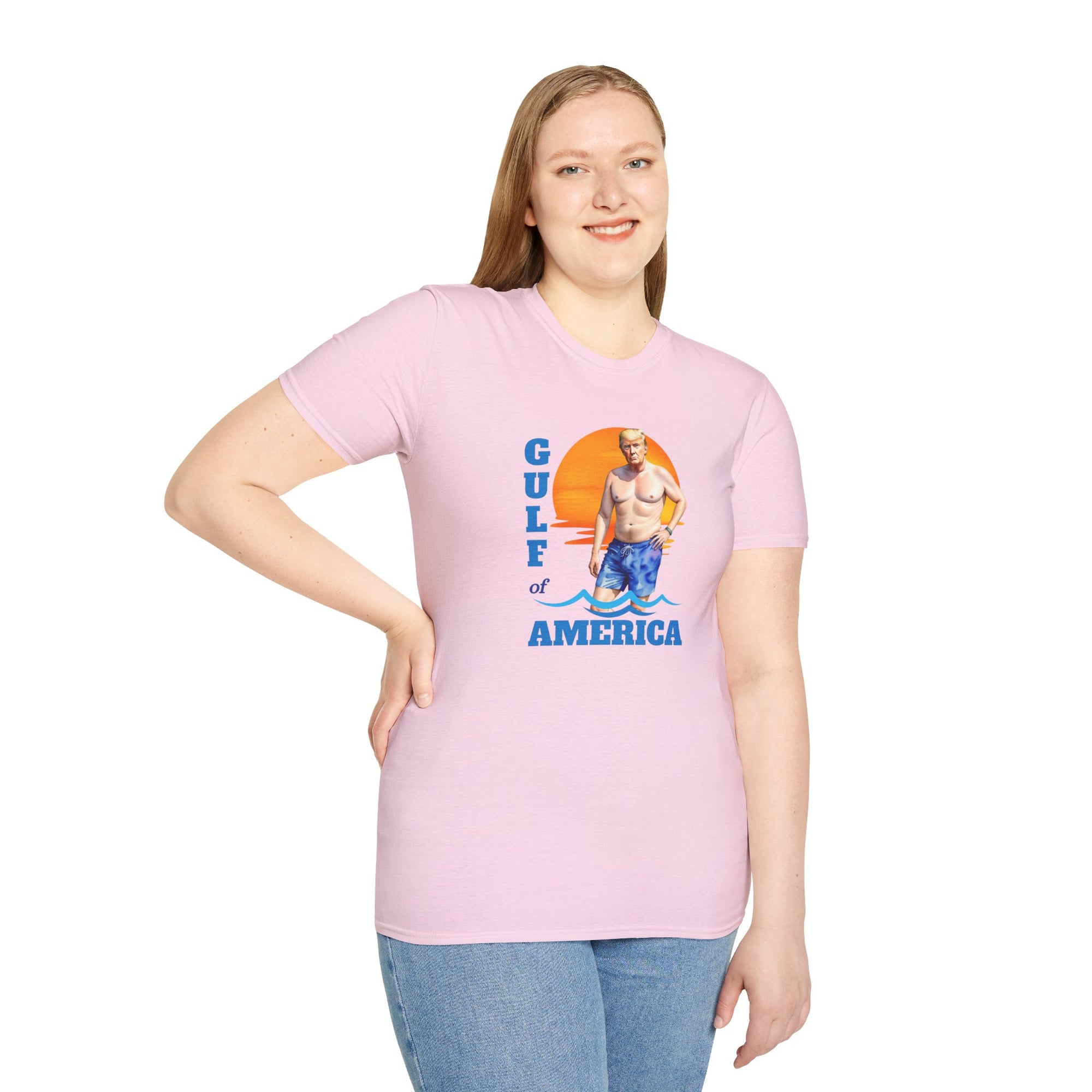 Trump's American Gulf Vintage T-Shirt - Unisex Softstyle Beachwear