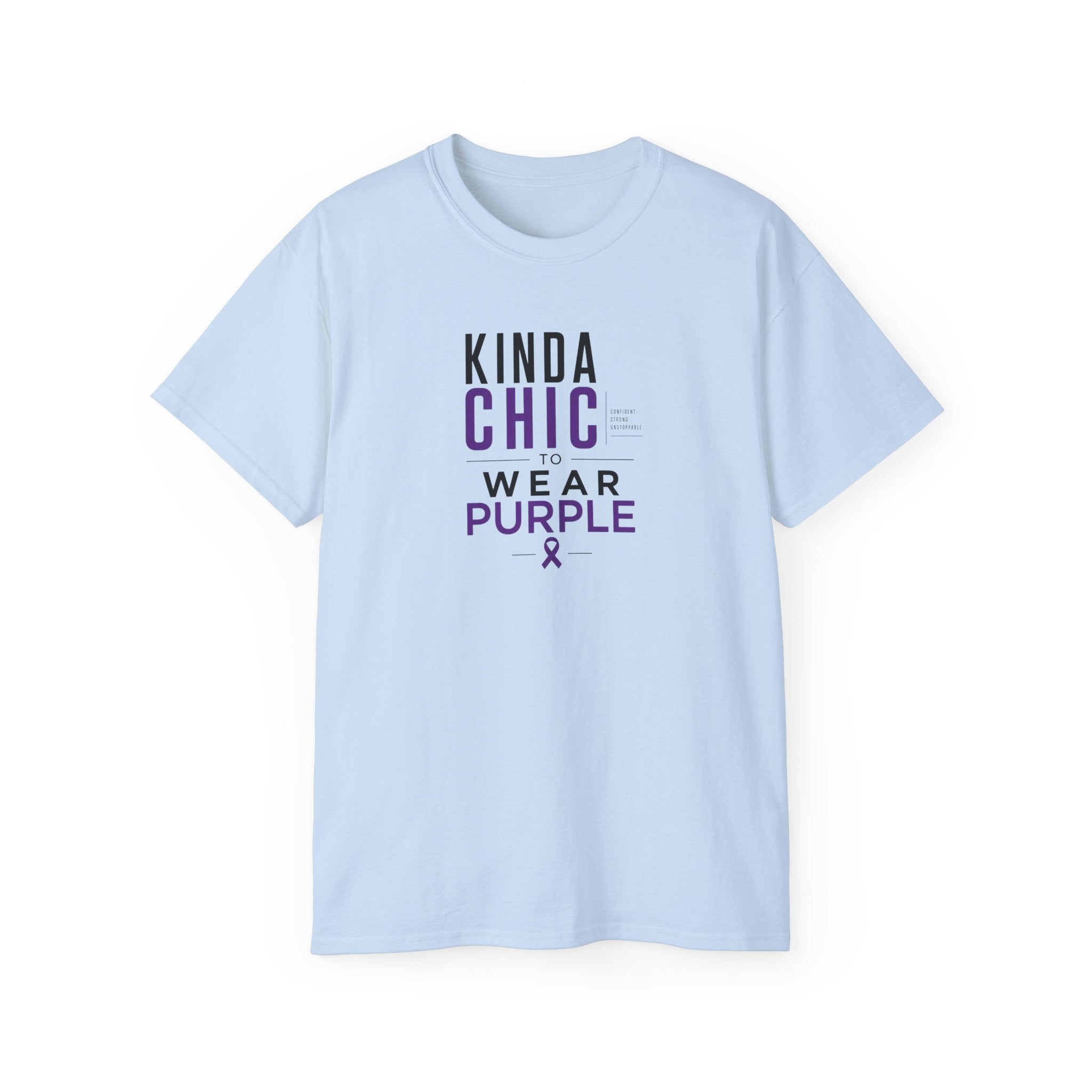 Kinda Chic to Wear Purple Epilepsy Awareness T-Shirt