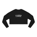 My Algorithm Is Confused Cropped Fleece Sweatshirt