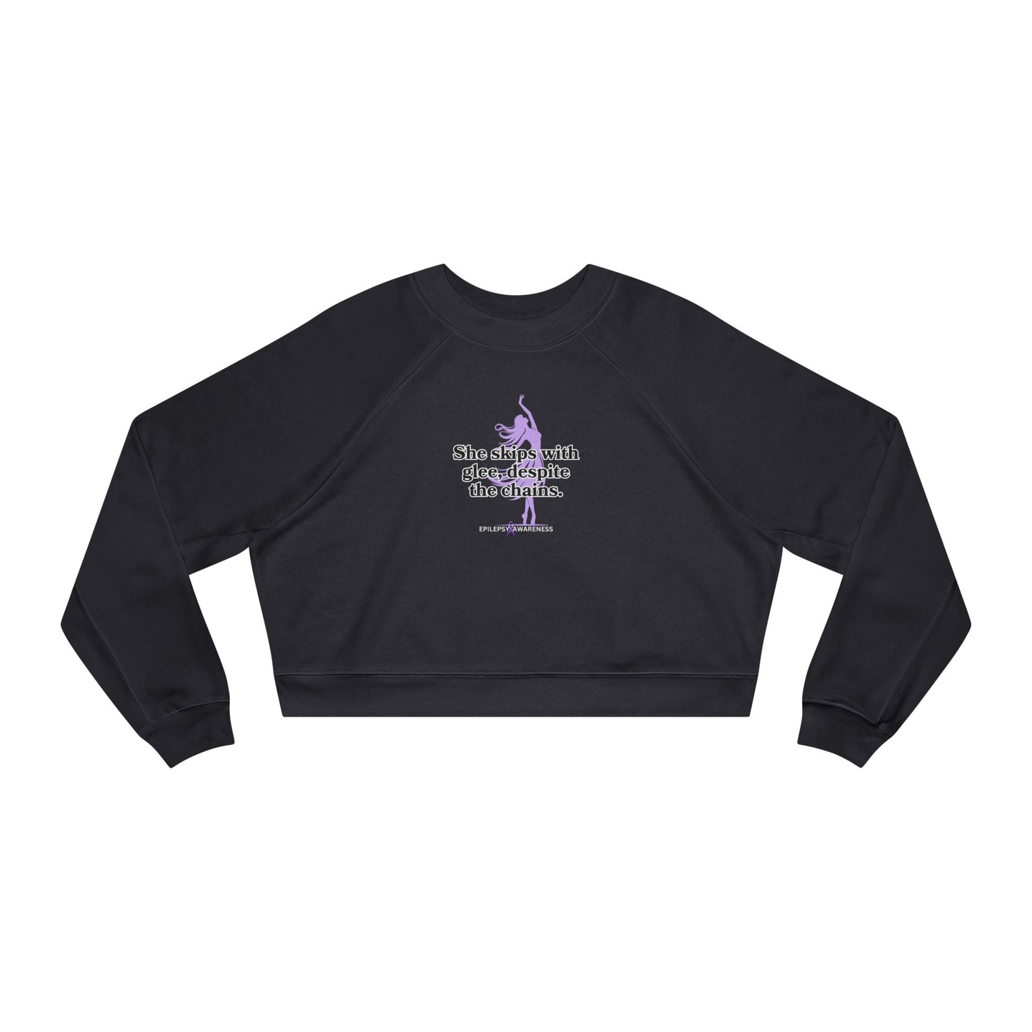 She Skips with Glee Women's Cropped Fleece Pullover
