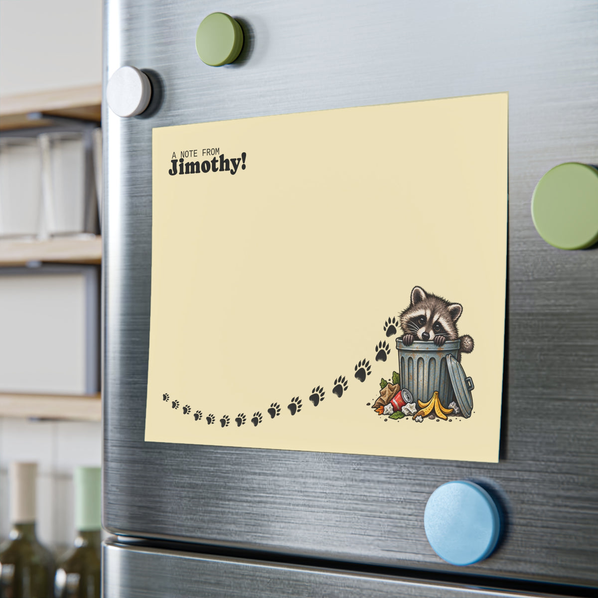 A Note From Jimothy Raccoon Post-it® Notes