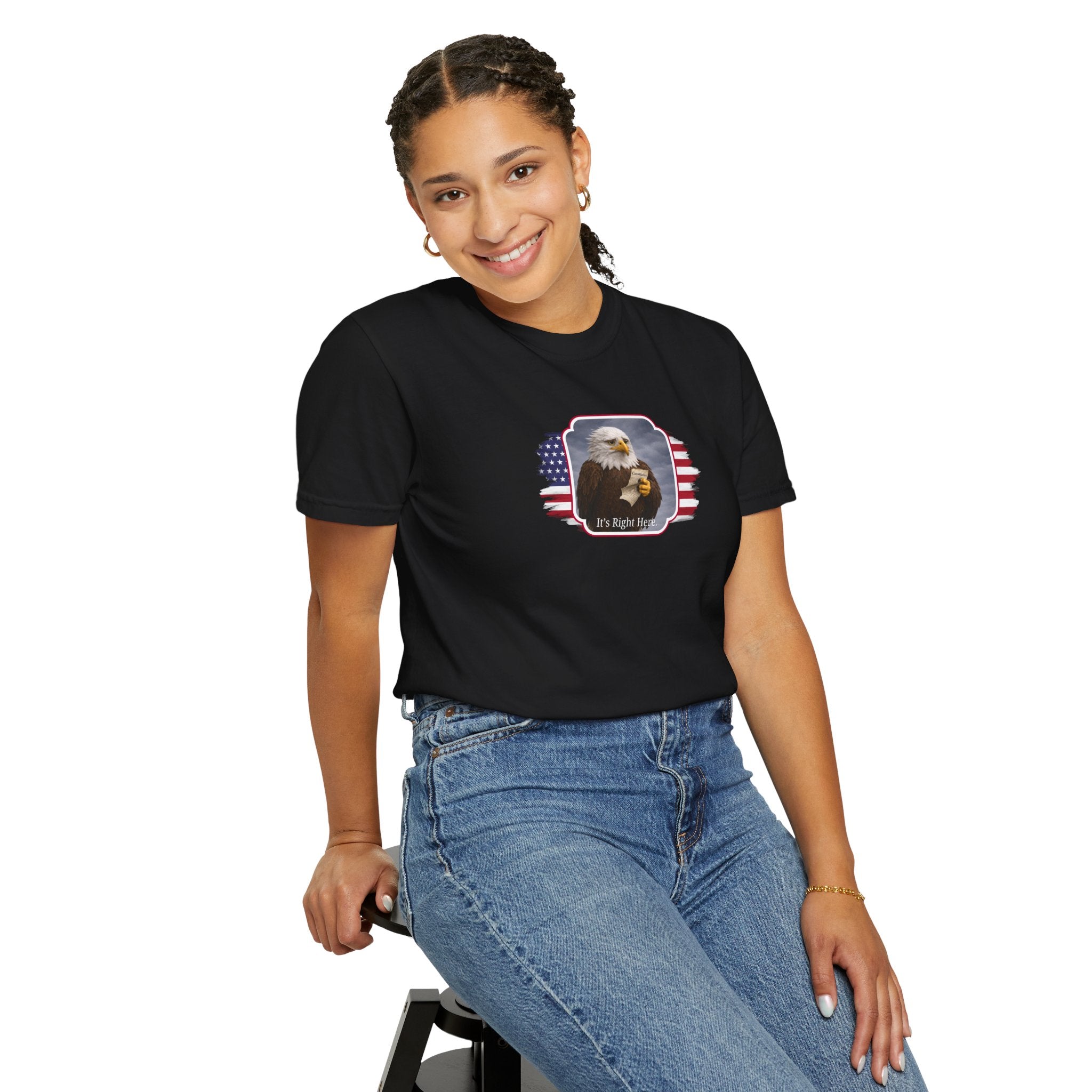 “It’s Right Here” Political Parody T-Shirt