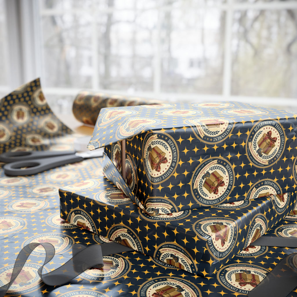 Department of Festive Containment Wrapping Paper Roll