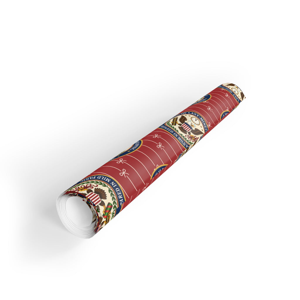 Bureau of Last-Minute Wrapping Funny Christmas Gift Wrap