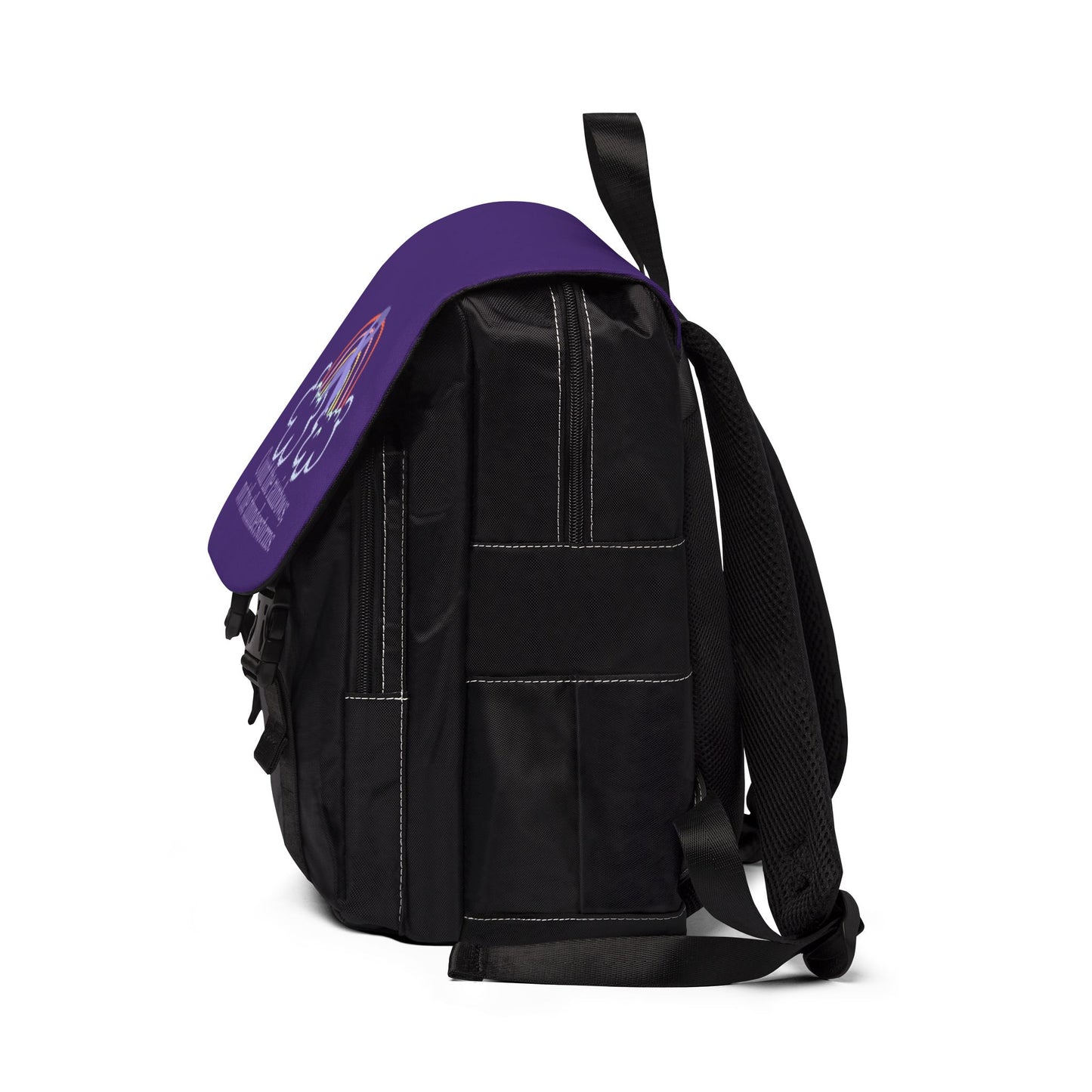Count the Rainbows Shoulder Backpack - Epilepsy Awareness