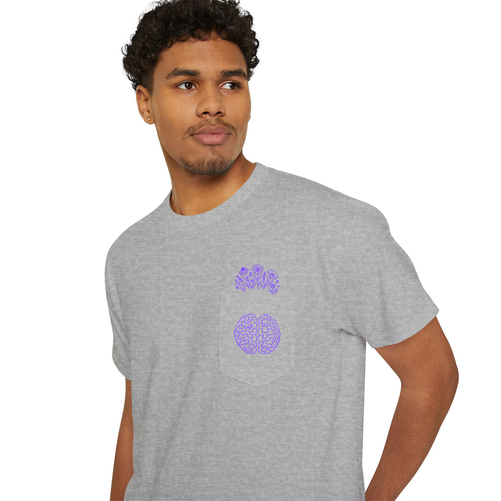 Mind in Bloom Epilepsy Awareness Pocket T-Shirt
