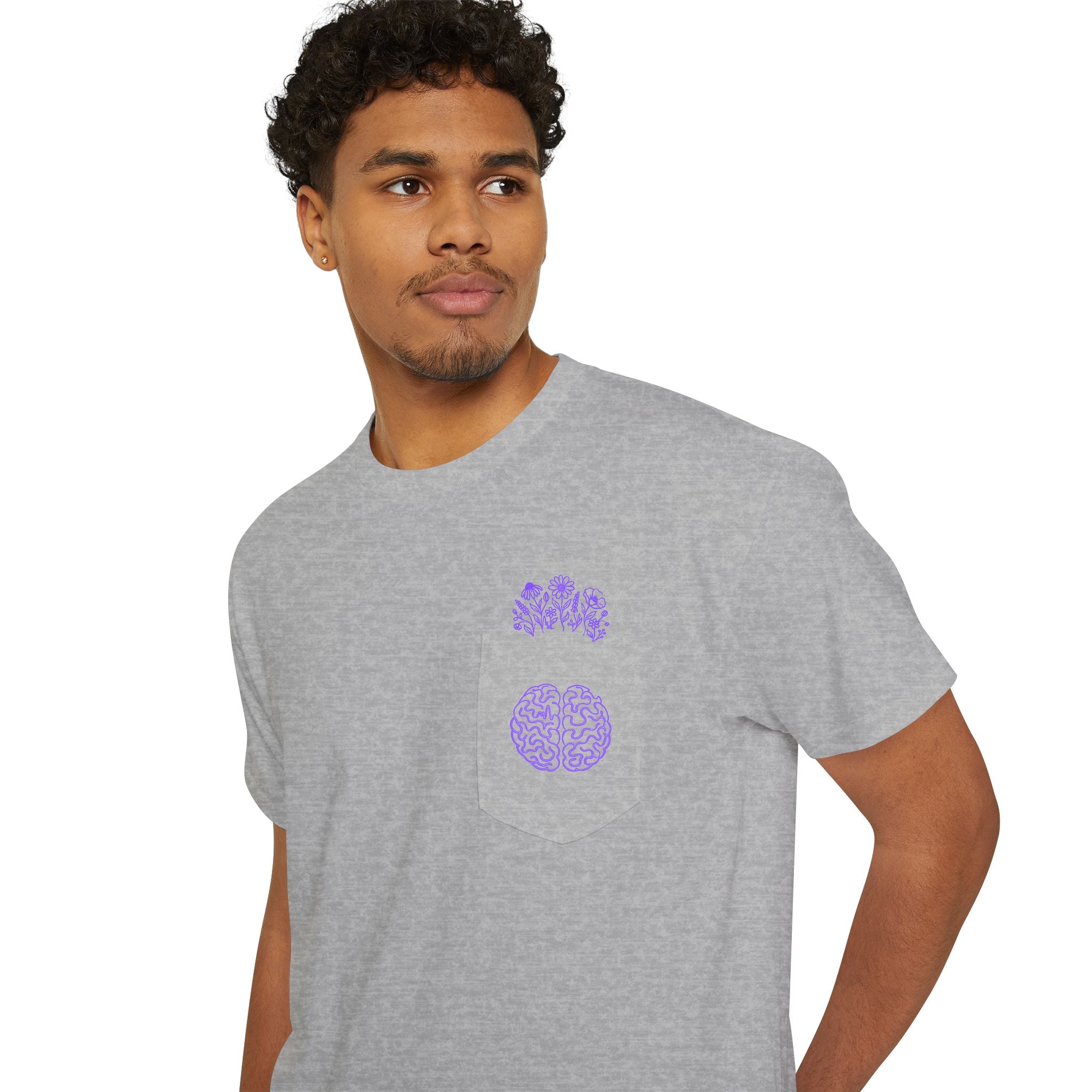 Mind in Bloom Epilepsy Awareness Pocket T-Shirt