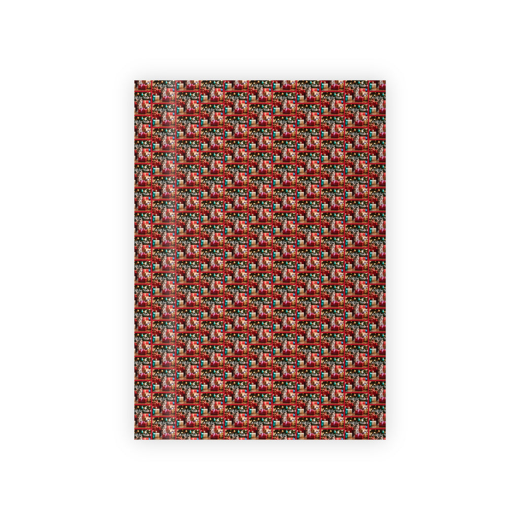 A Gift for You Kitten Gift Wrapping Paper Rolls, 1pc