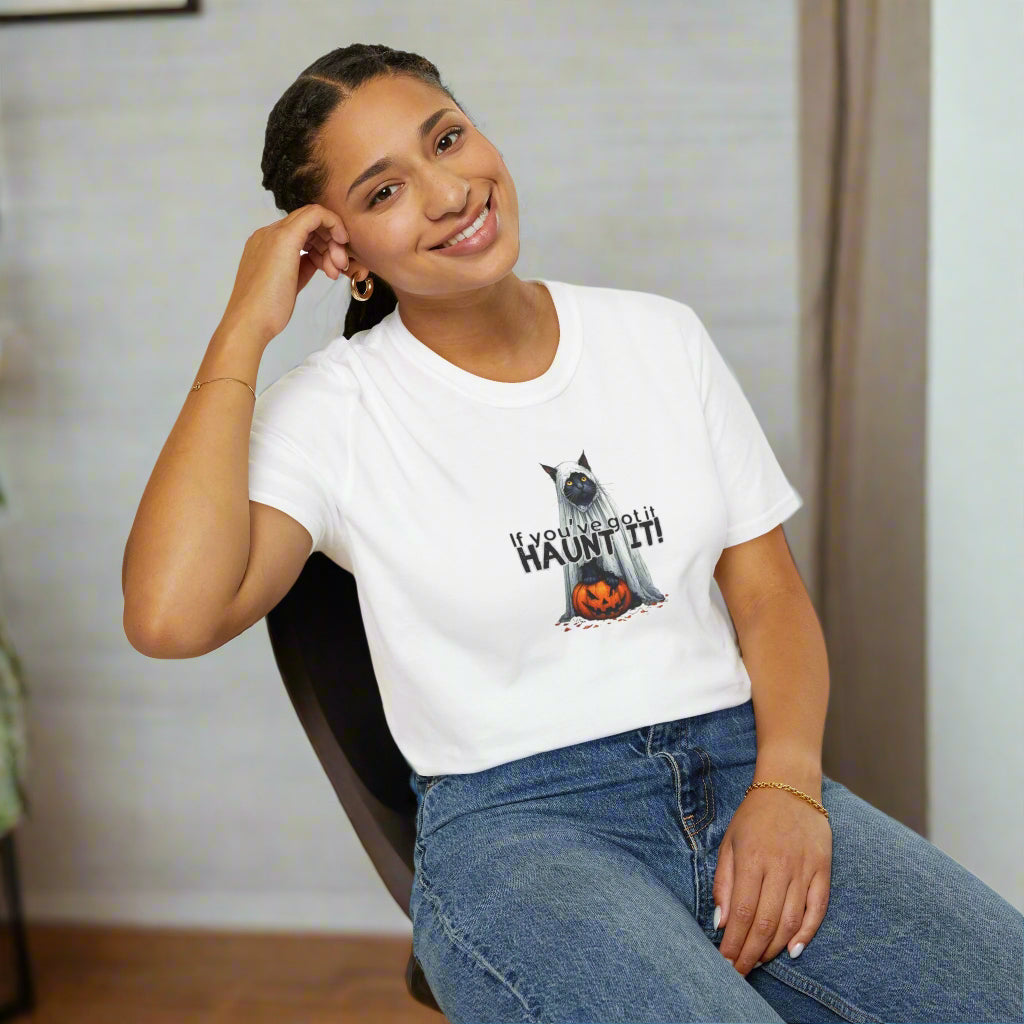 If You've Got It Haunt It Halloween Unisex Softstyle T-Shirt