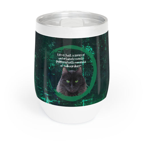 Photo depicting the ​Awkwardness Chill Wine Tumbler from EpiAl's Shop.
