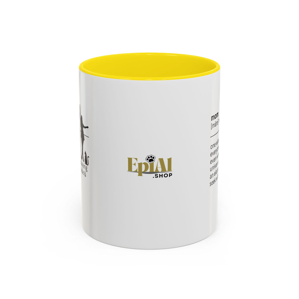 Mom Okay Accent Coffee Mug - Perfect Gift for Moms