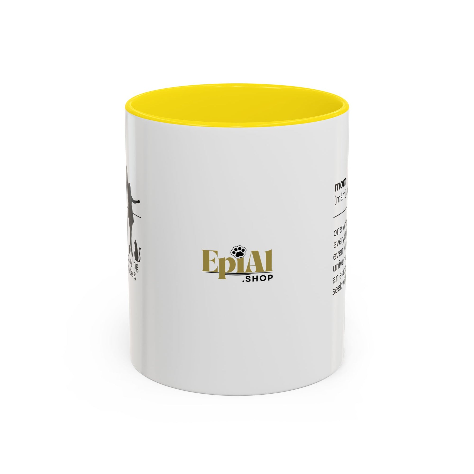 Mom Okay Accent Coffee Mug - Perfect Gift for Moms