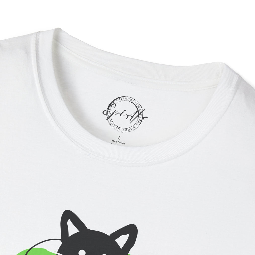 Playful Cat Graphic T-Shirt – Unisex Softstyle Tee for Cat Lovers