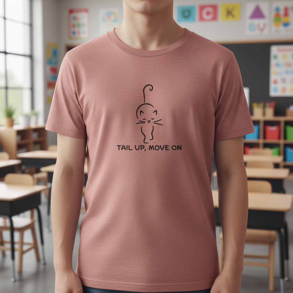 Tail Up, Move On Youth Tee – Small Human, Big Attitude
