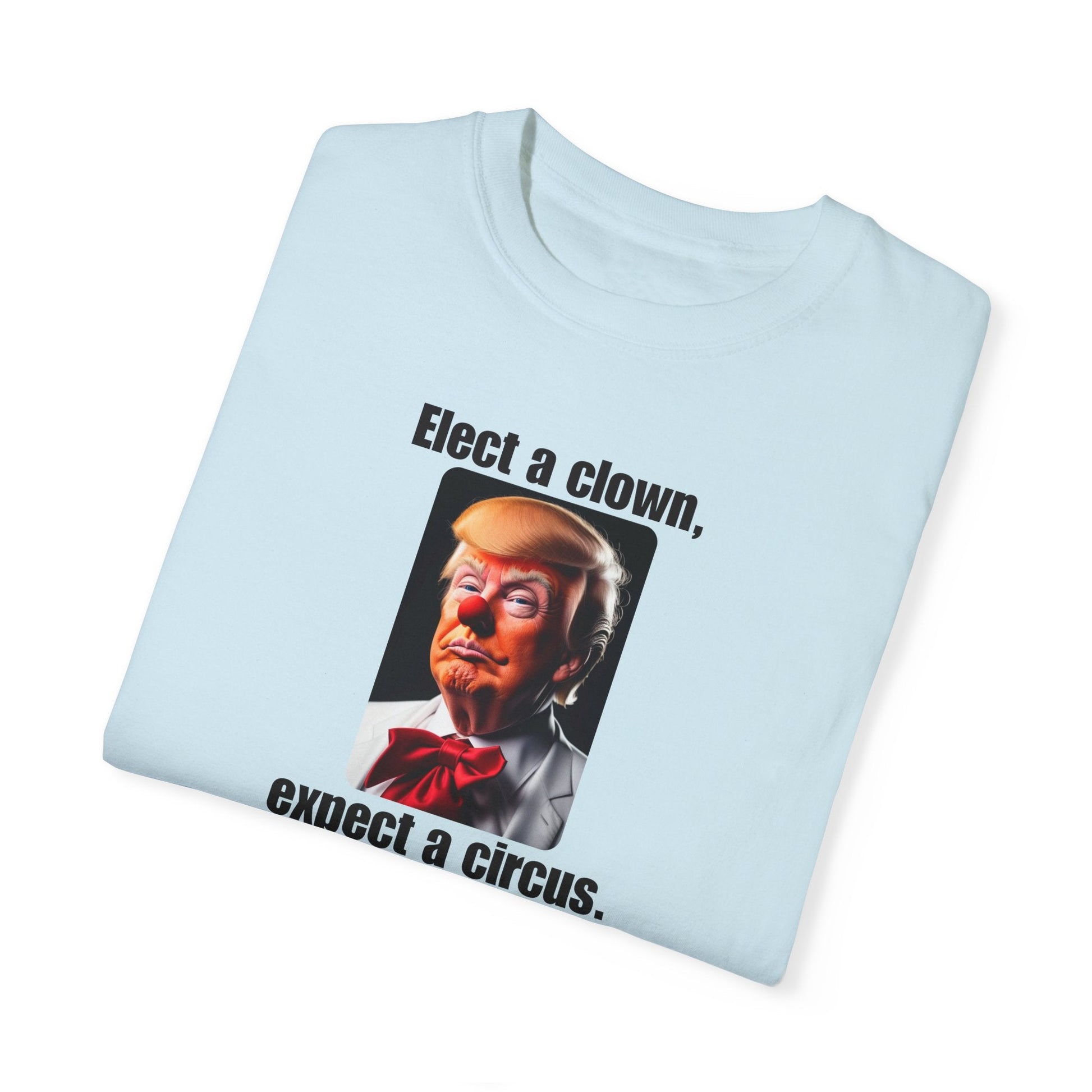 Humorous Political T-Shirt - 'Elect a Clown, Expect a Circus' Printify