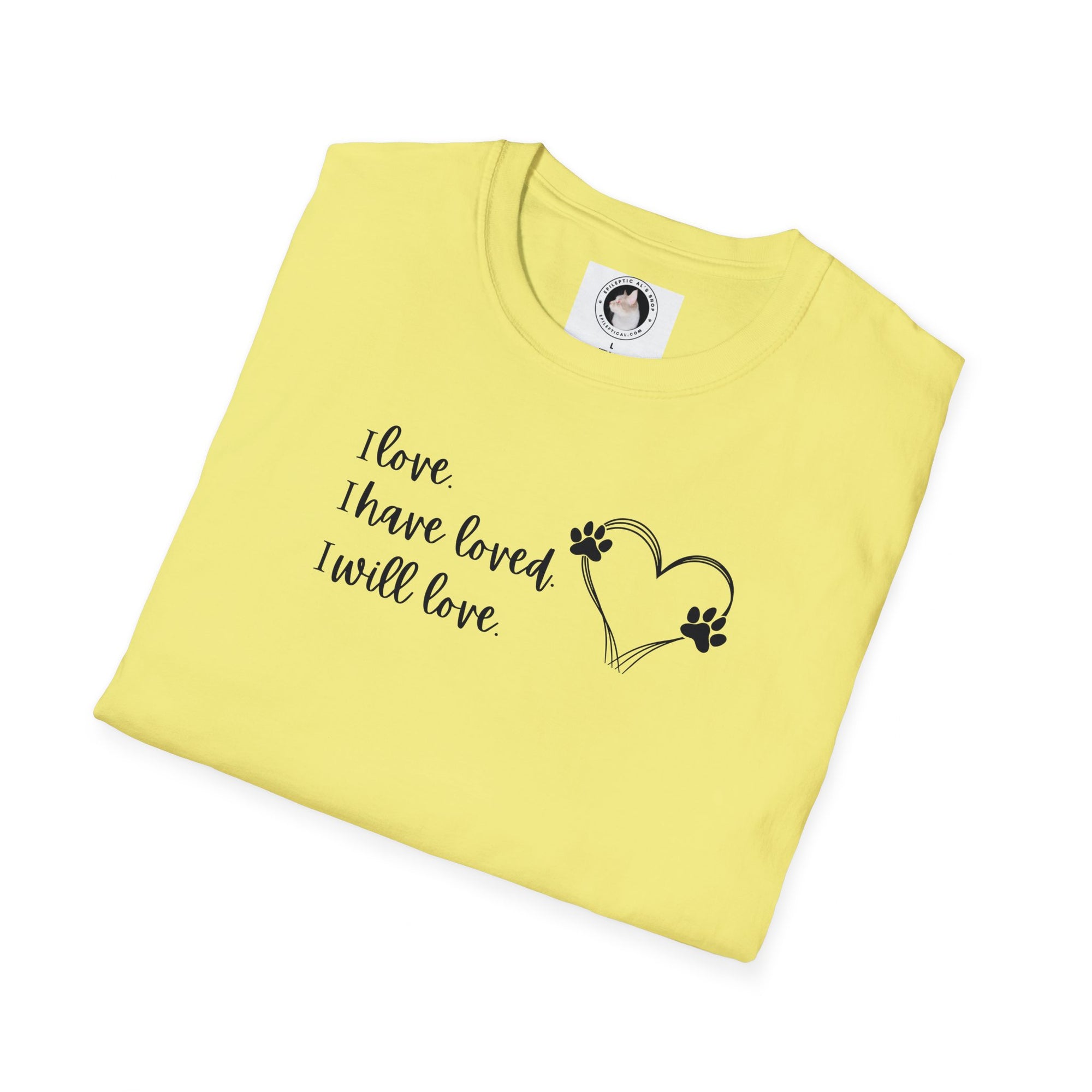 I Love Unisex Softstyle T - Shirt - T - Shirt - Epileptic Al’s Shop