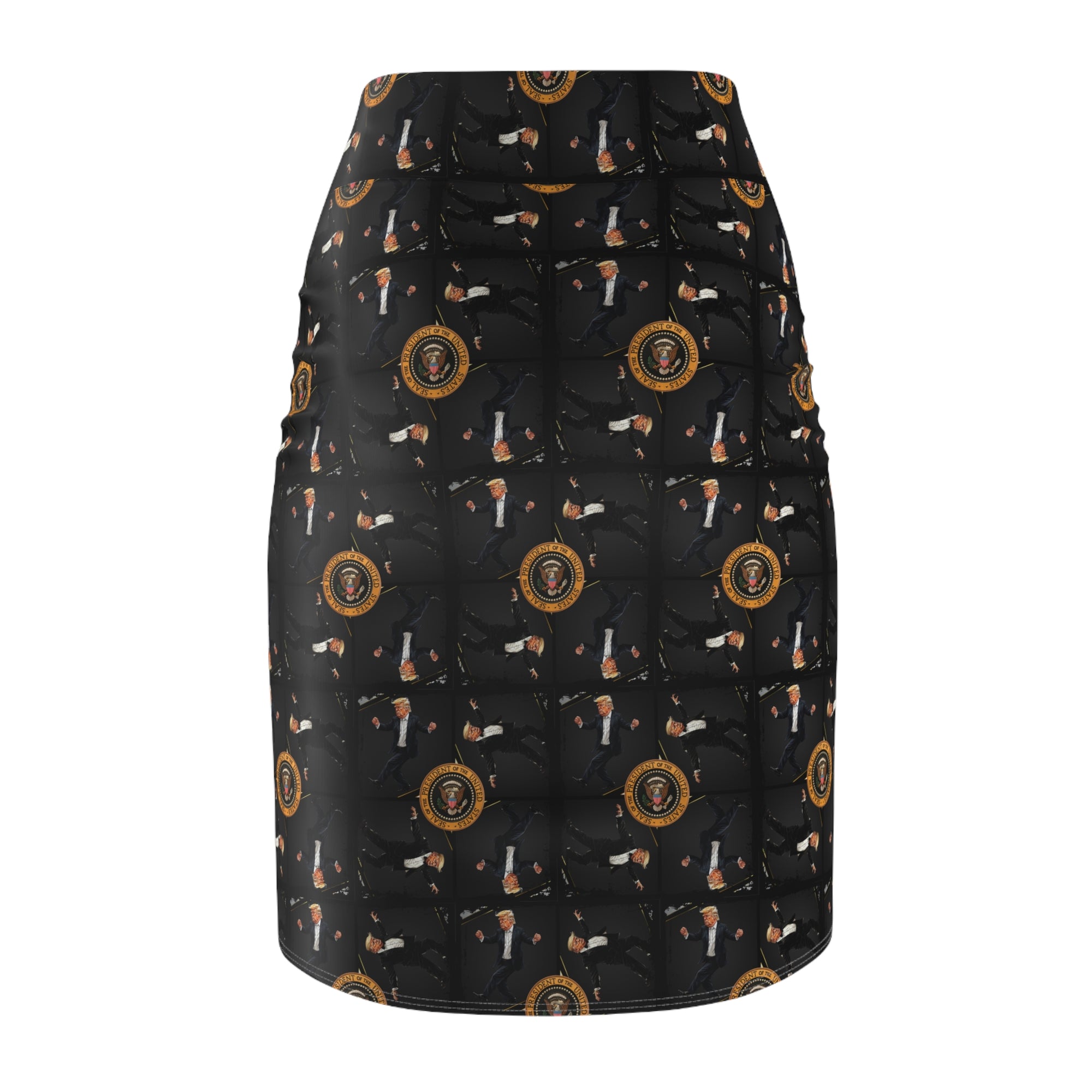 Stylish Dancing Trump Women's Pencil Skirt