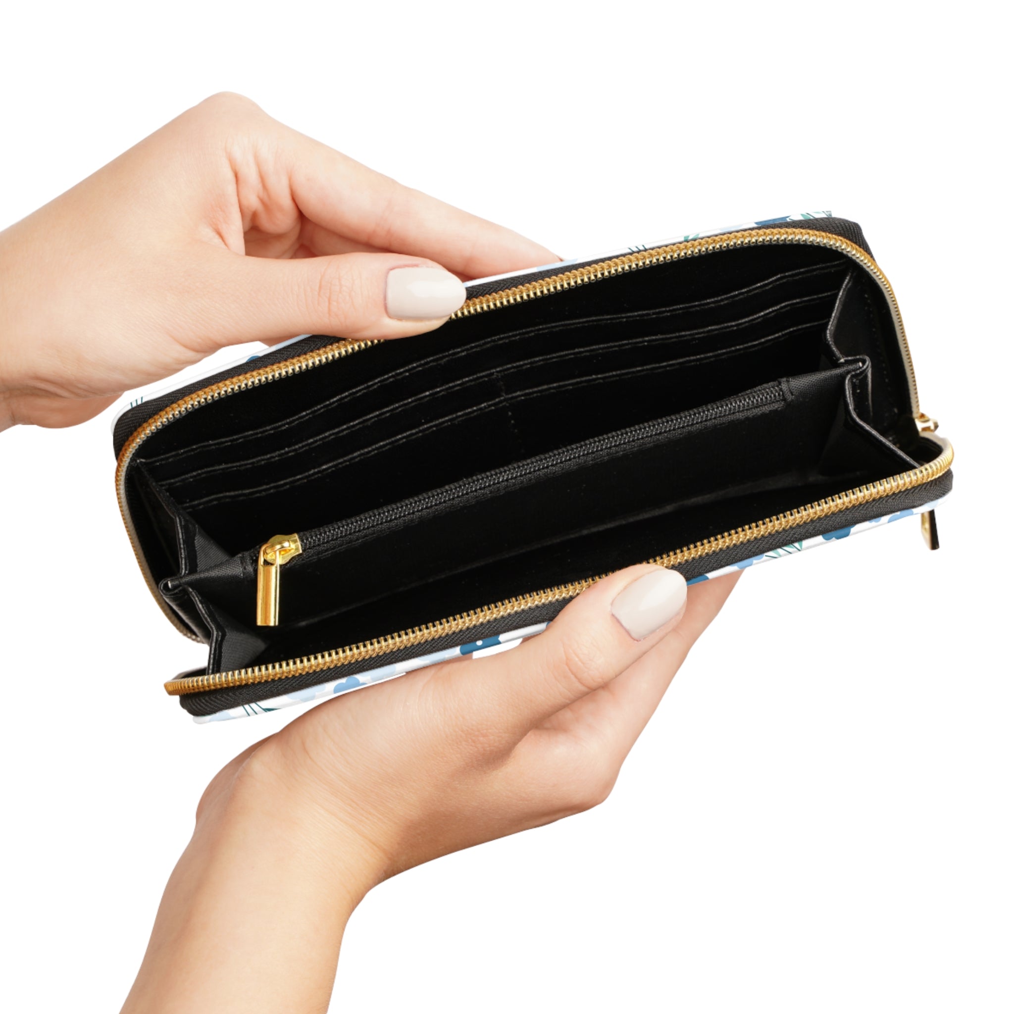 Office of Grace and Grit Floral Zipper Wallet