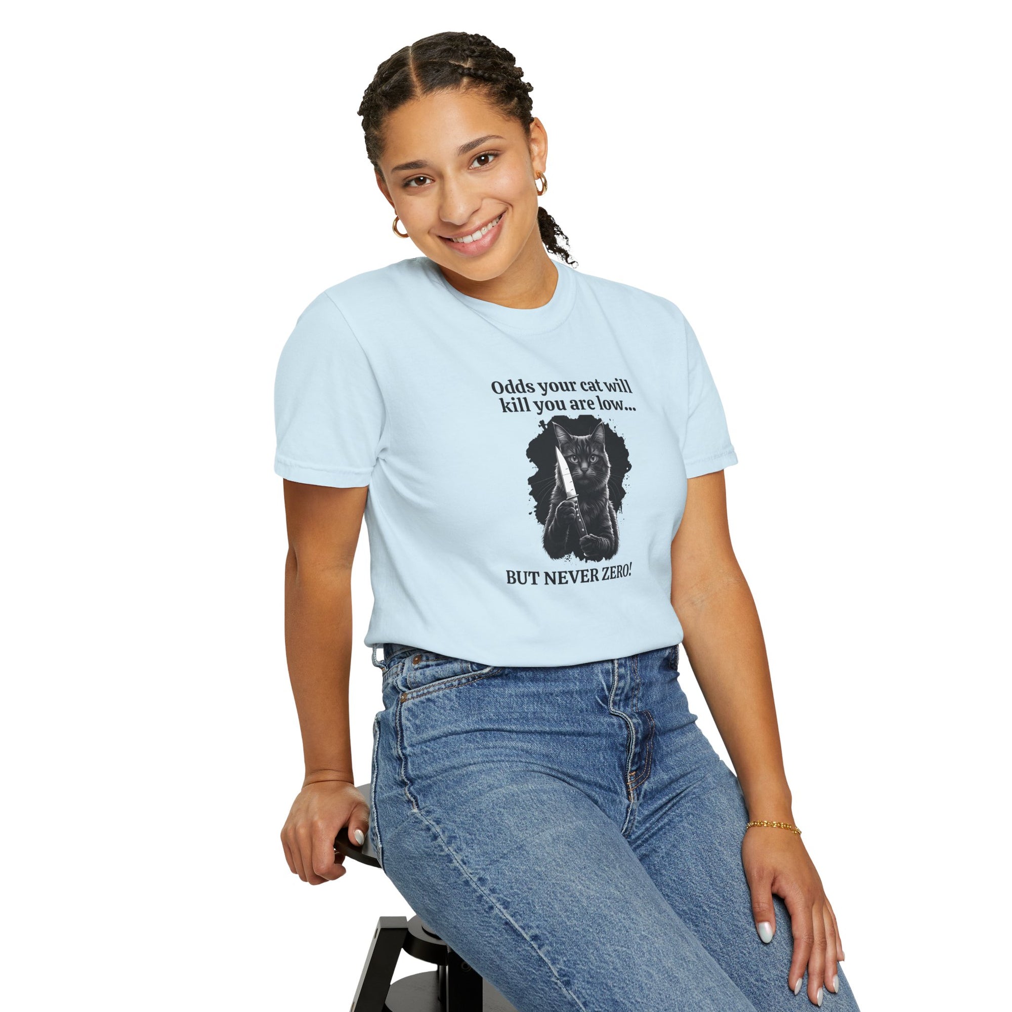 Funny Killer Cat Graphic Tee