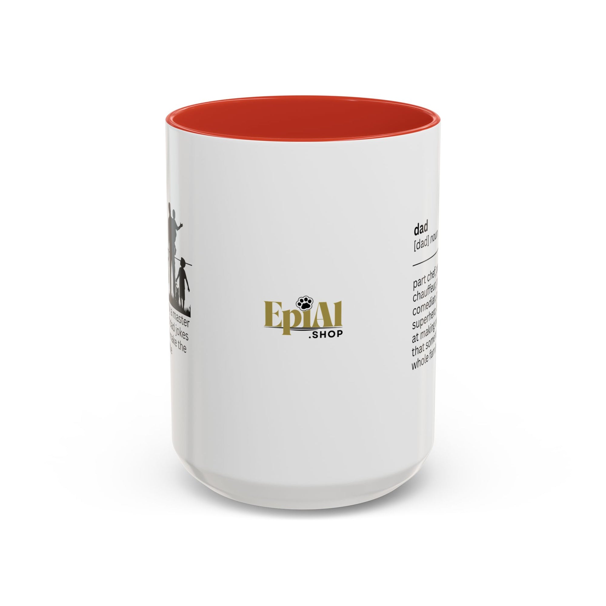 Dad Jokes Accent Coffee Mug - Perfect Gift for Dads