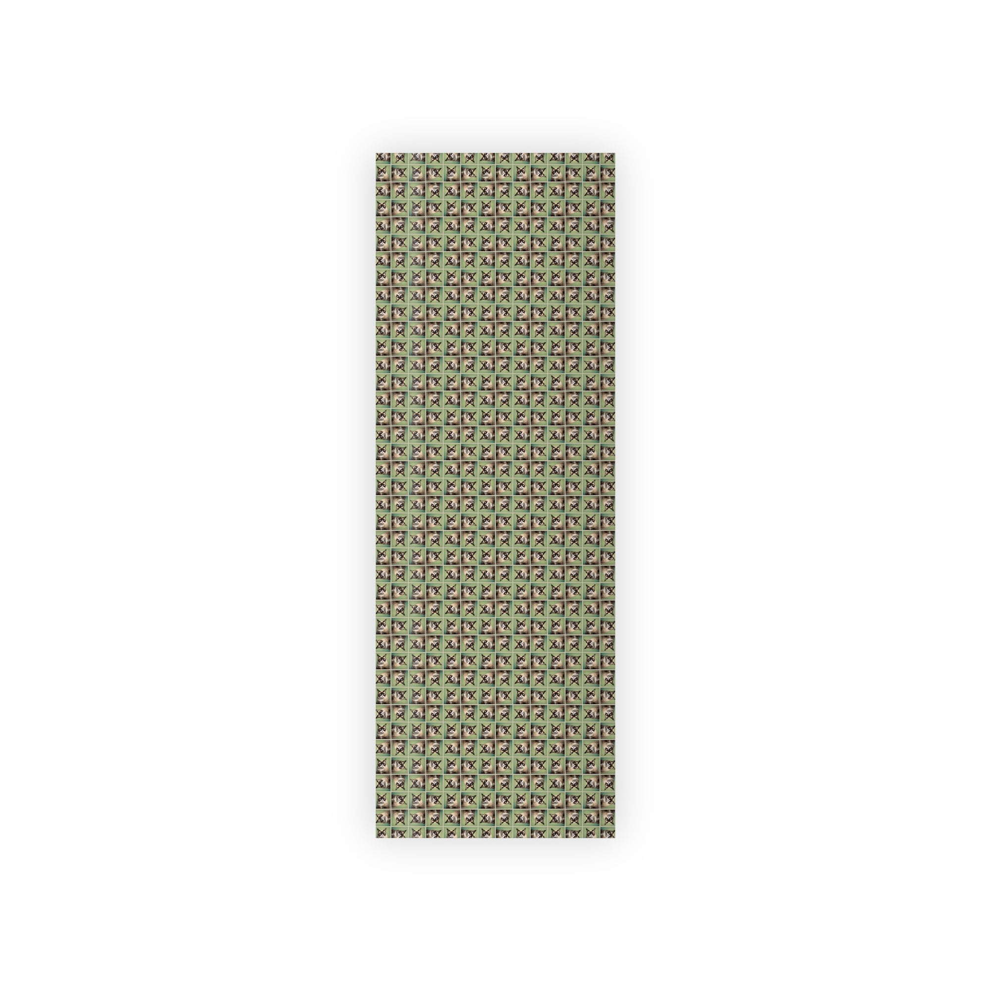 Whimsical Irritable Cat Gift Wrapping Paper Roll - Perfect for Animal Lovers