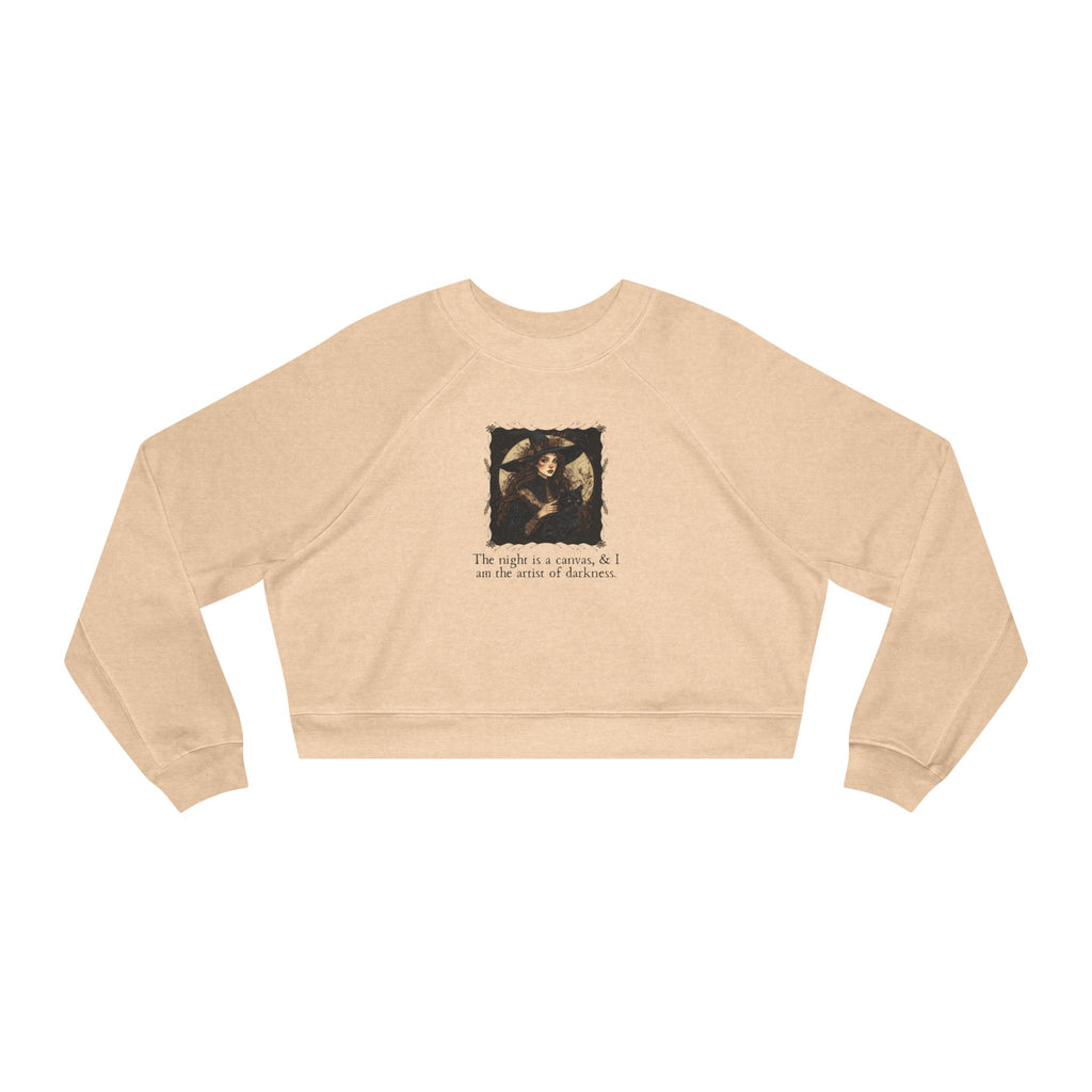Artist of Darkness Women's Cropped Fleece Pullover