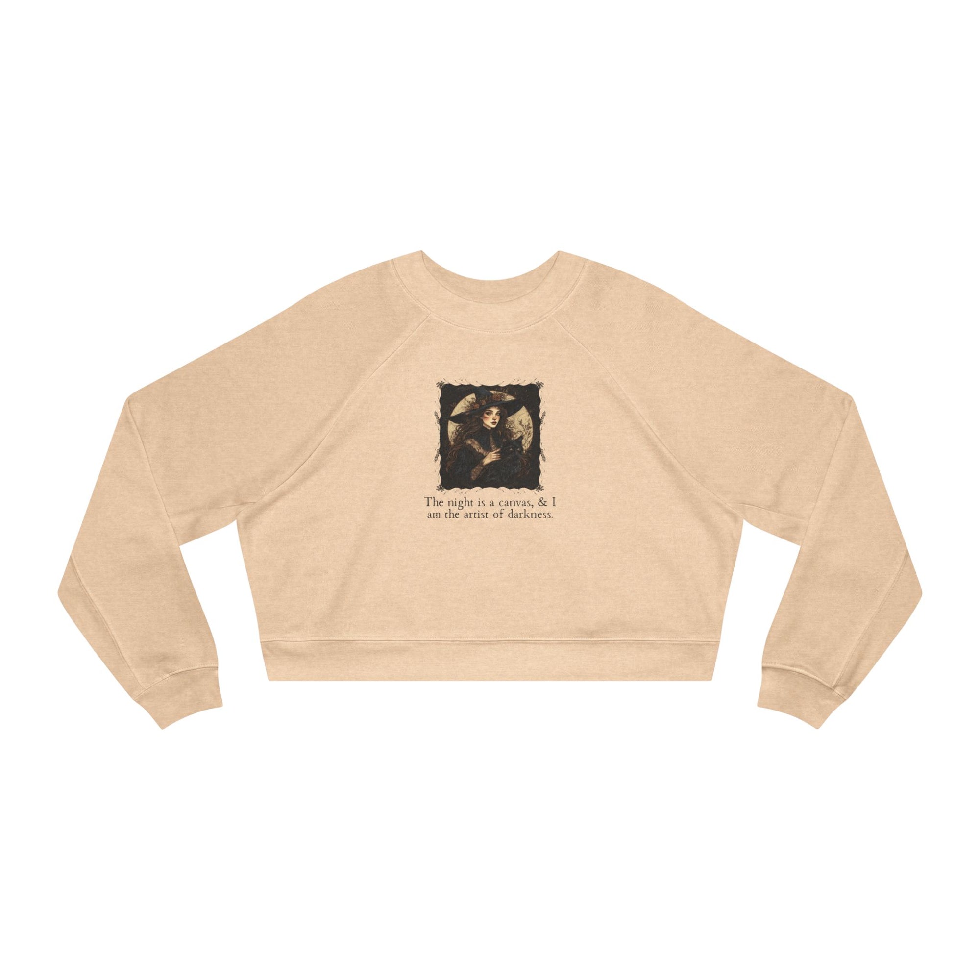 Artist of Darkness Women's Cropped Fleece Pullover