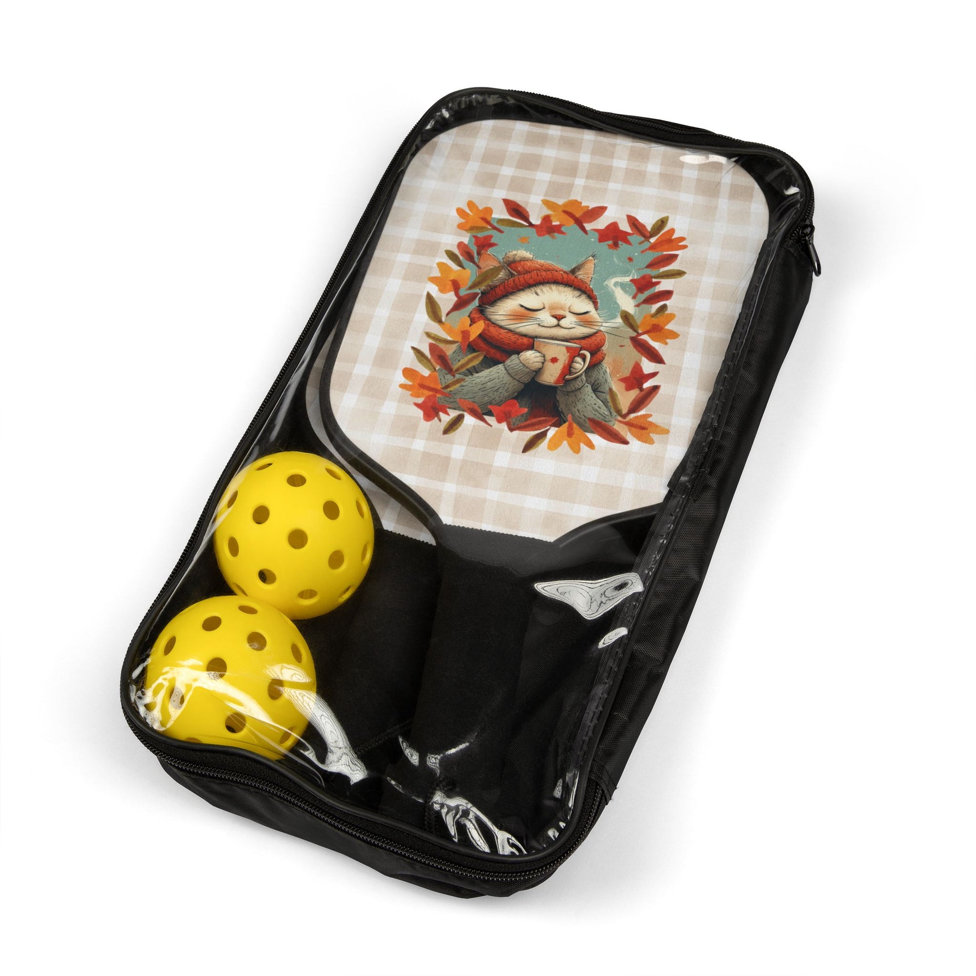 Autumn Pickleball Paddle Set, Fall Sports Gift