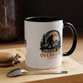 Proof Is Overrated Sasquatch & Black Cat Accent Mug