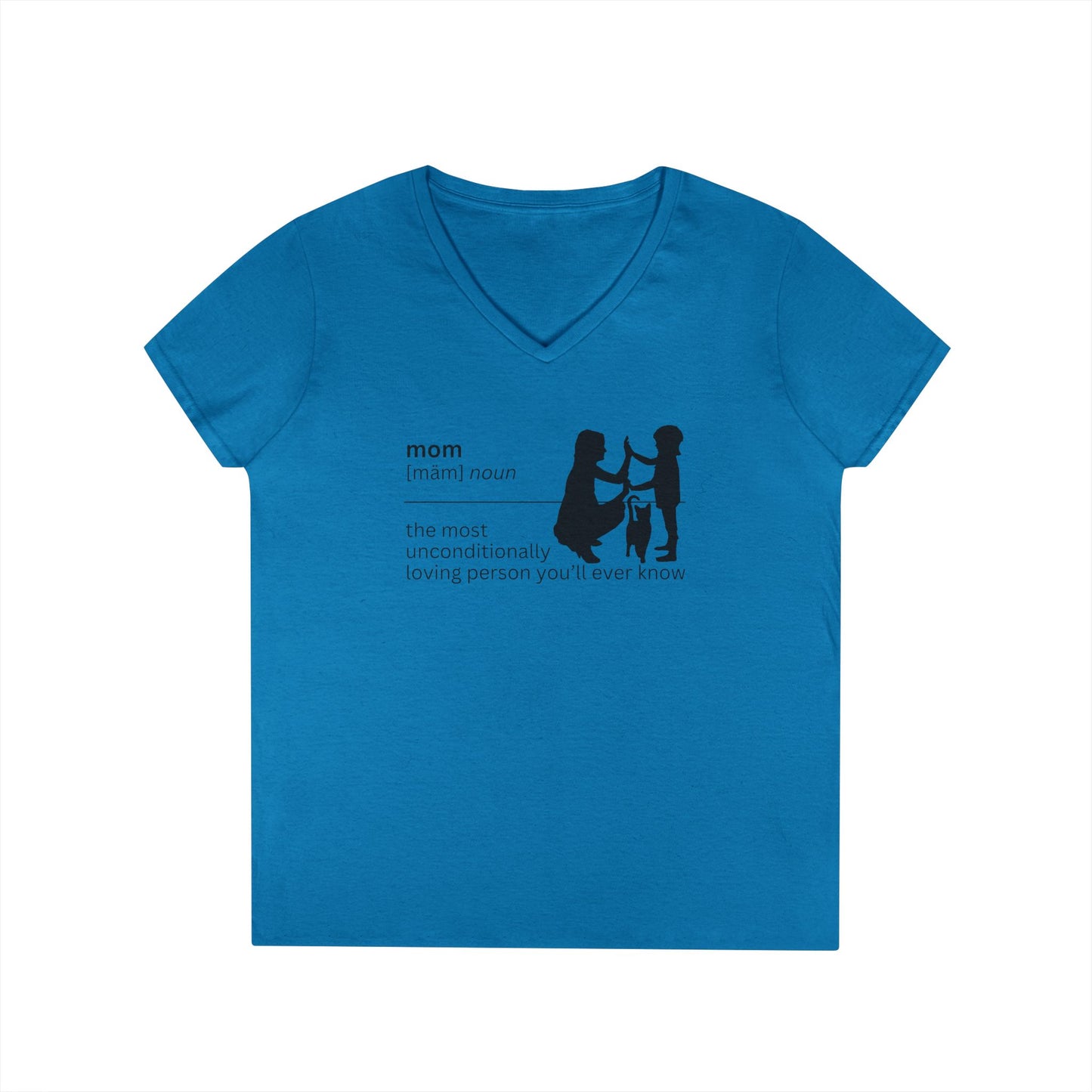 Mom Definition V-Neck T-Shirt - Unconditional Love