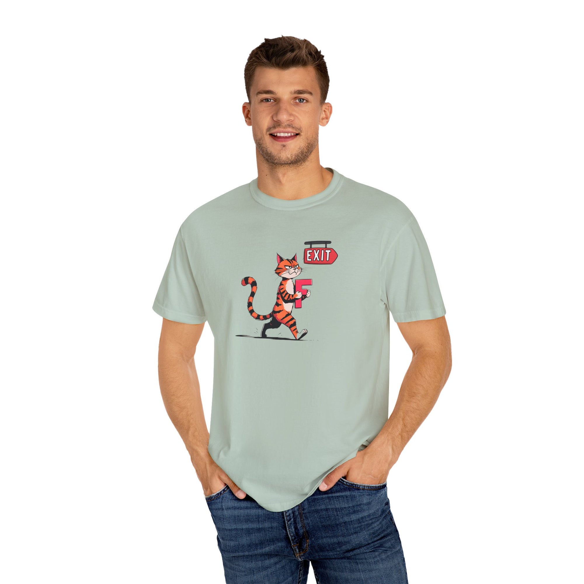 Getting the F Outta Here Unisex Garment-Dyed T-shirt