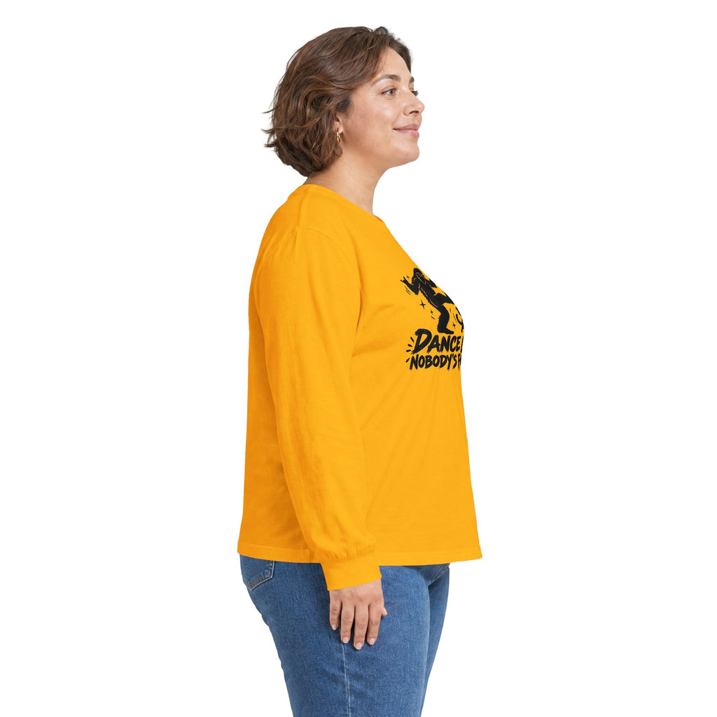 Dance Like Nobody's Filming | Bigfoot & Cat Long Sleeve T-Shirt