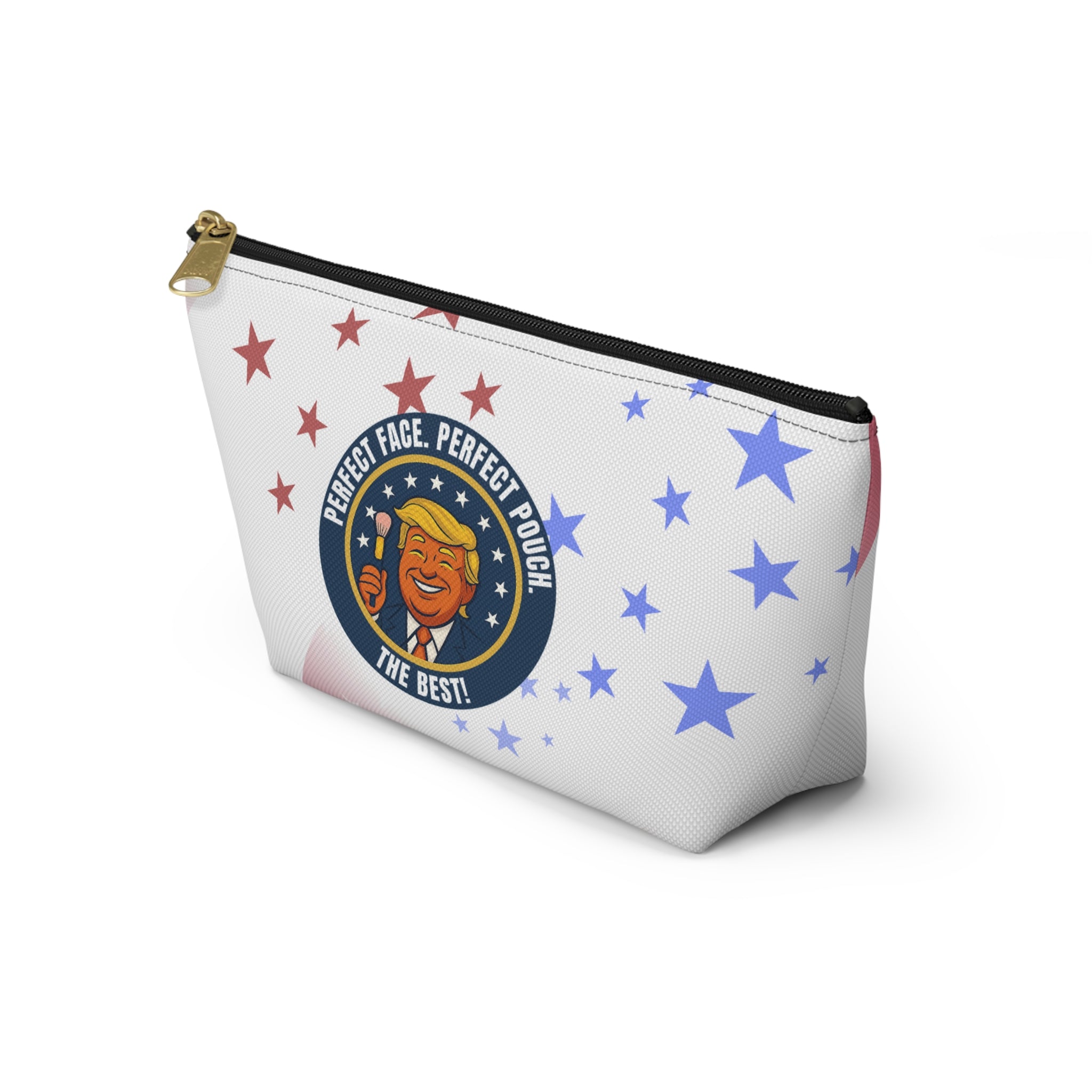 Mock Presidential Seal Makeup Pouch – “Perfect Face. Perfect Pouch.”