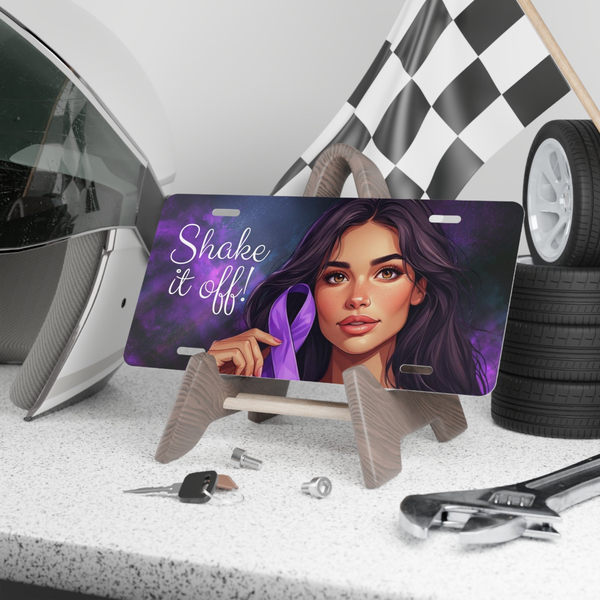 Shake it off! Car Vanity License Plate