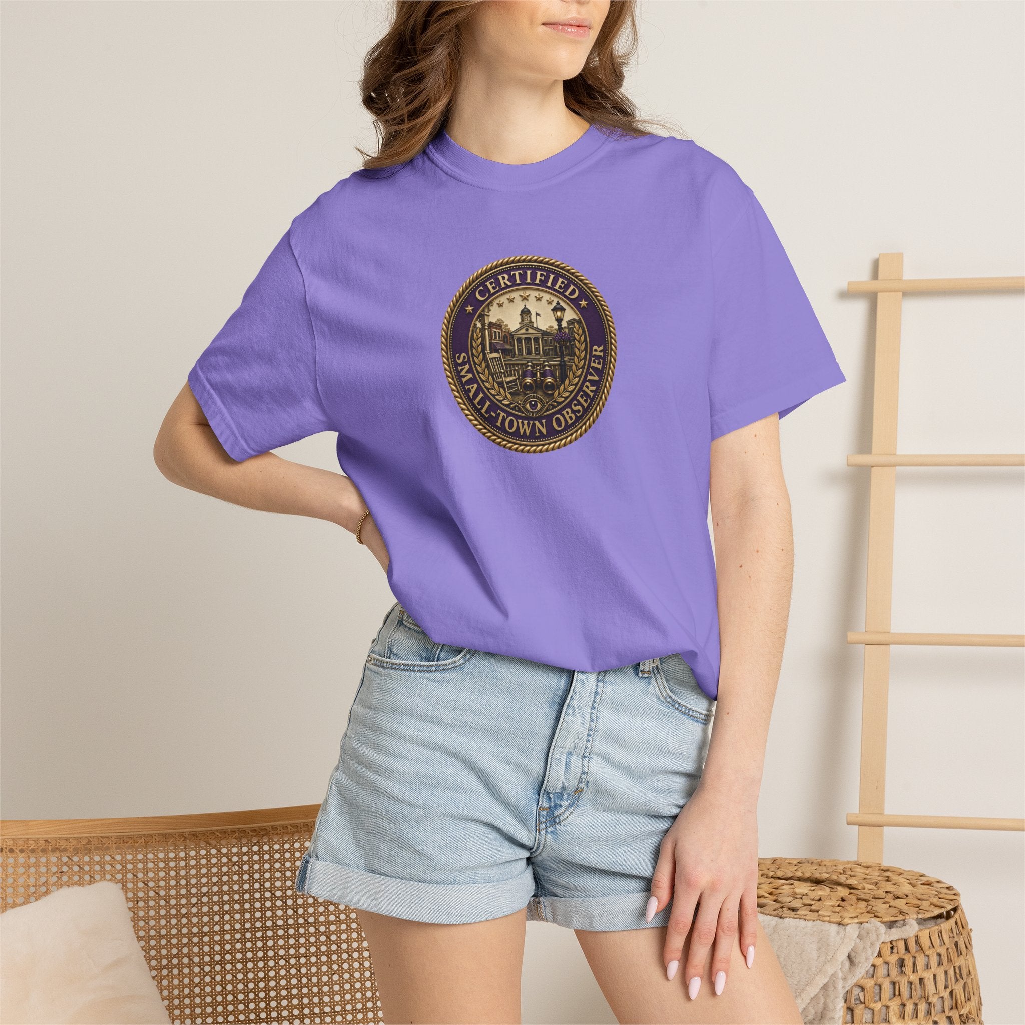 Certified Small-Town Observer Garment-Dyed T-Shirt