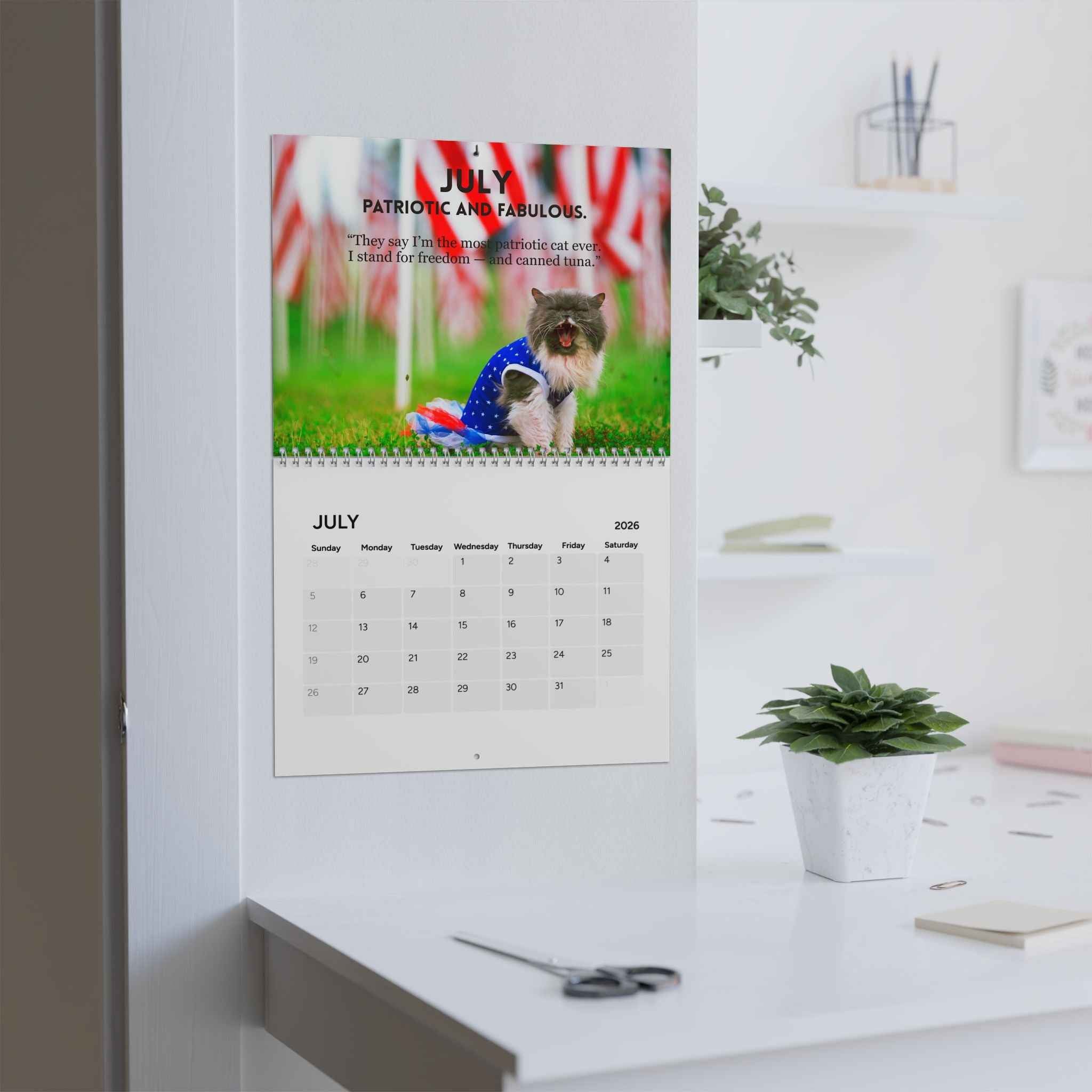 2026 The Art of the Purr Calendar - The Best Year, Folks!