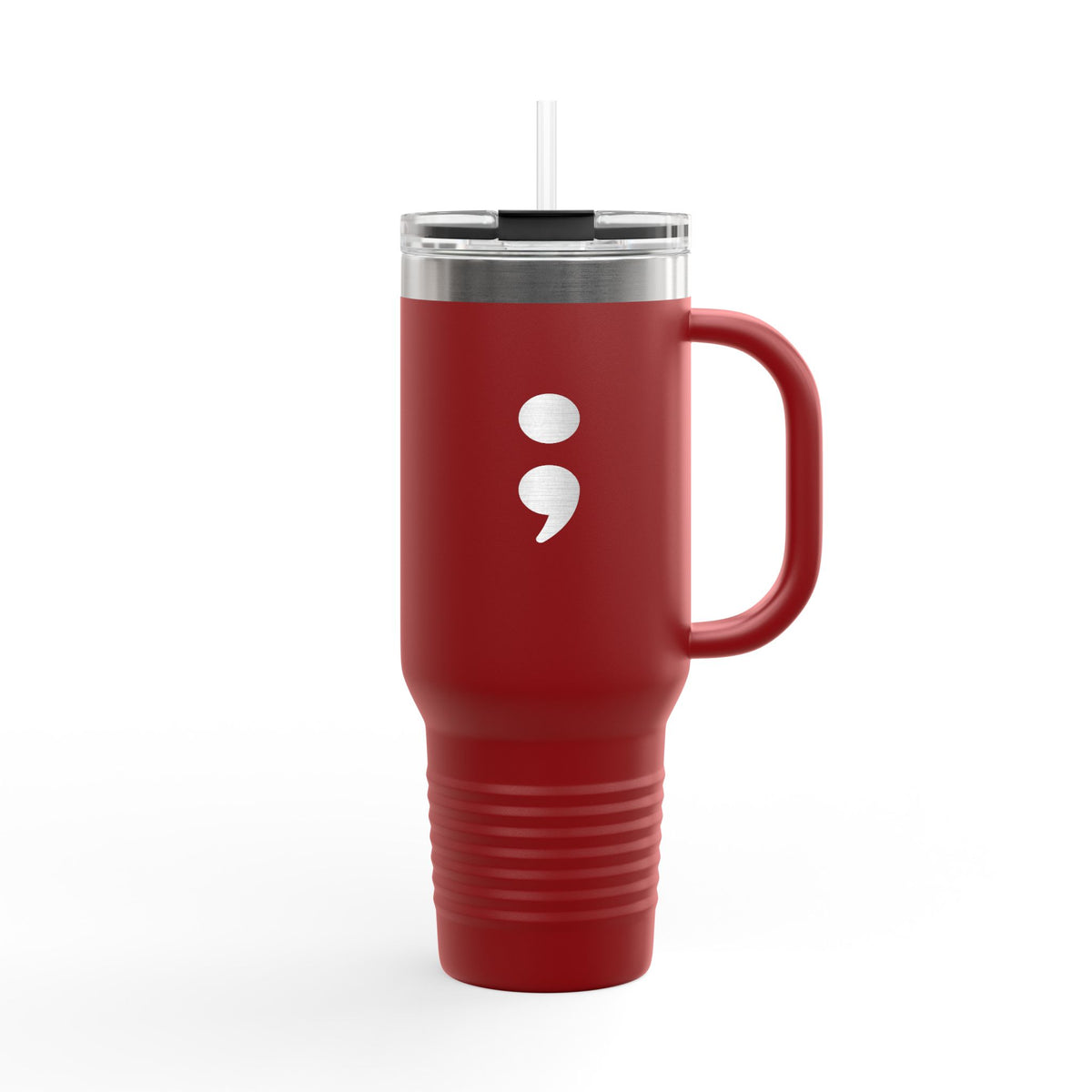 Semicolon Suicide Awareness 40 oz Insulated Travel Mug
