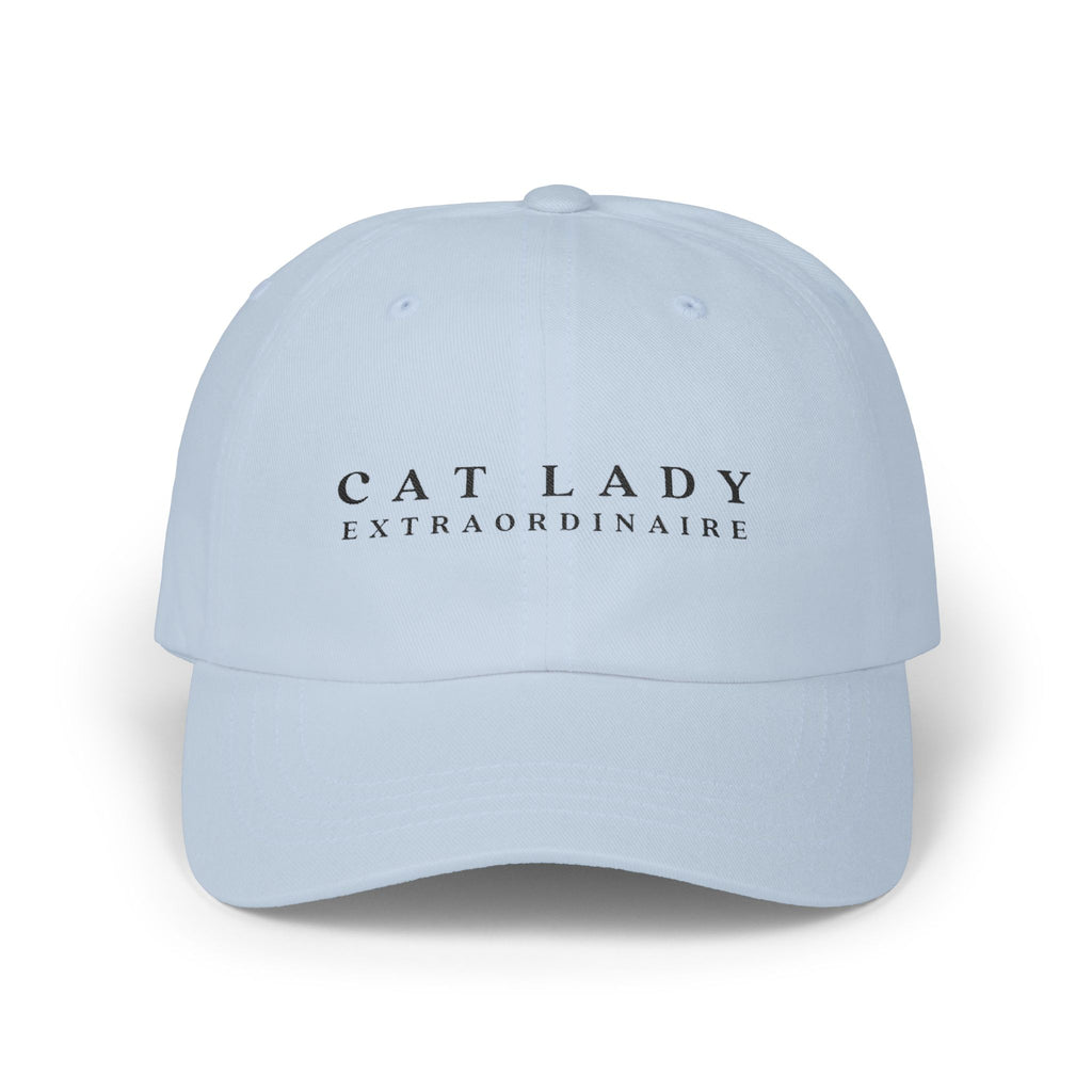 Cat Lady Extraordinaire Cap, Gift for Cat Ladies