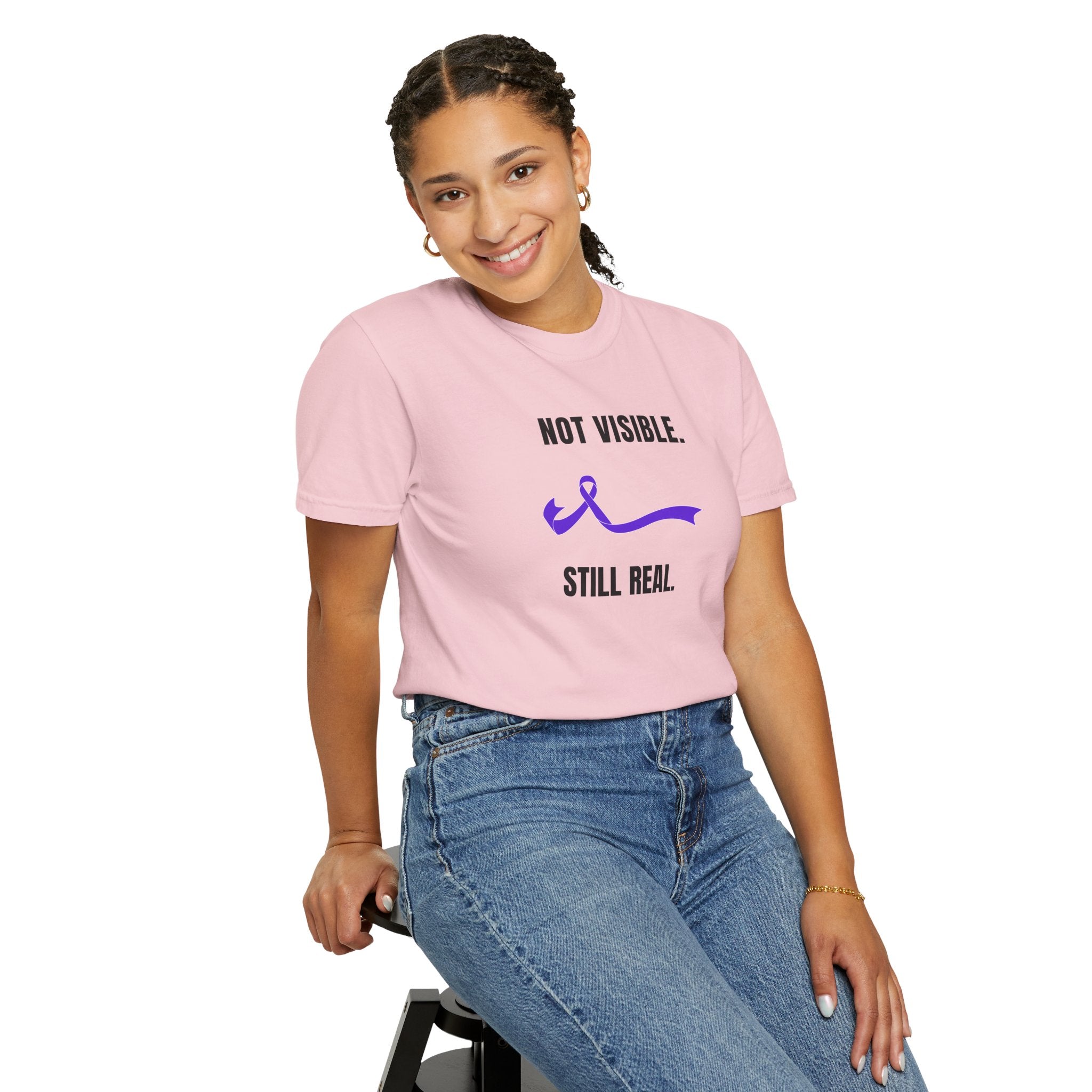 Not Visible. Still Real. T-Shirt – Epilepsy Awareness Apparel