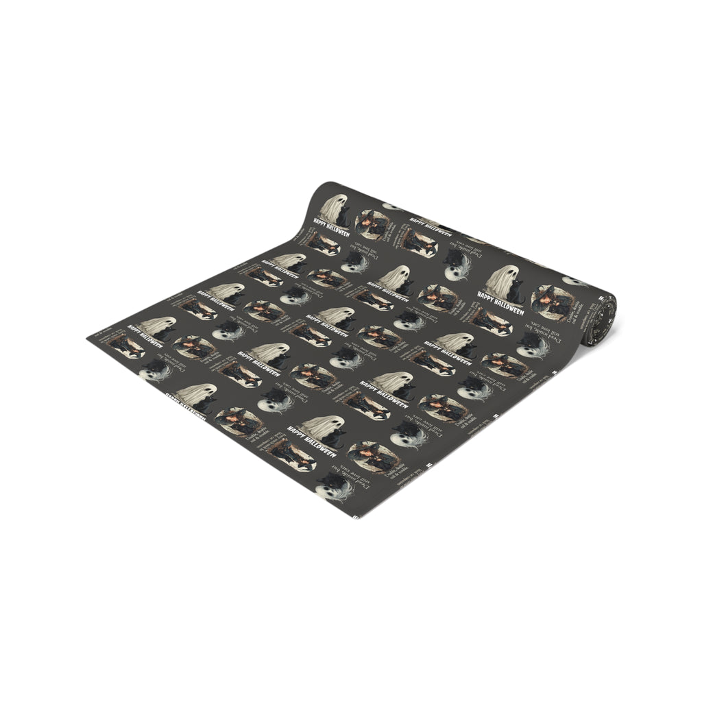 Cat-Themed Halloween Table Runner