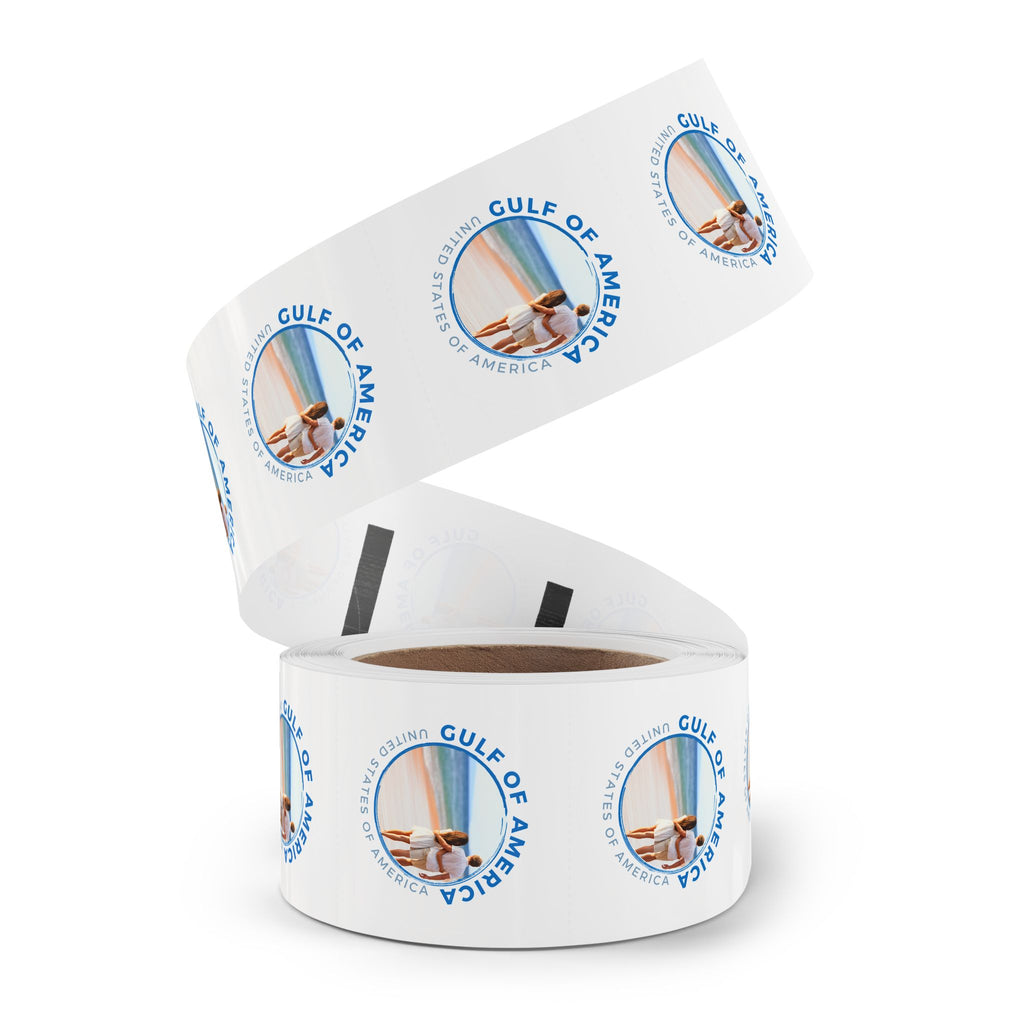 American Gulf Round Sticker Labels