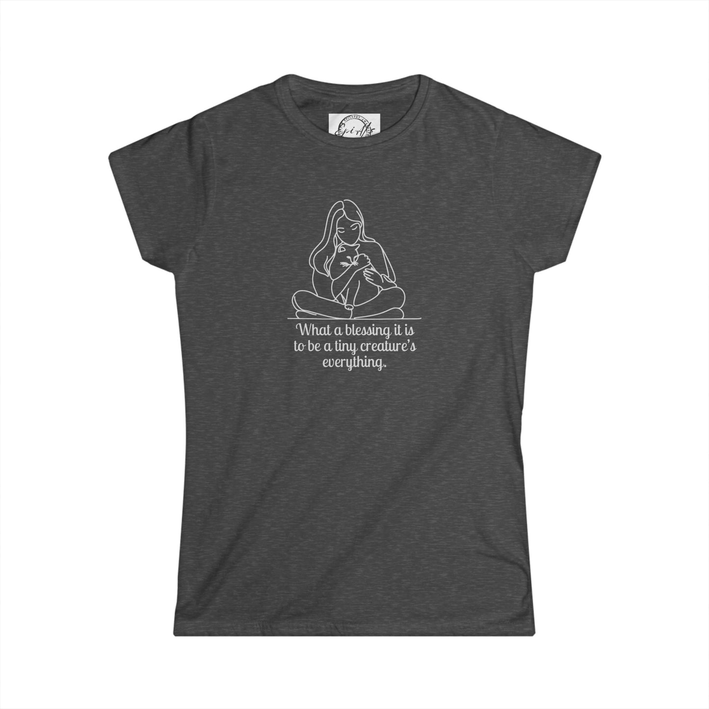 Blessing Inspirational Cat Lady's Softstyle Tee