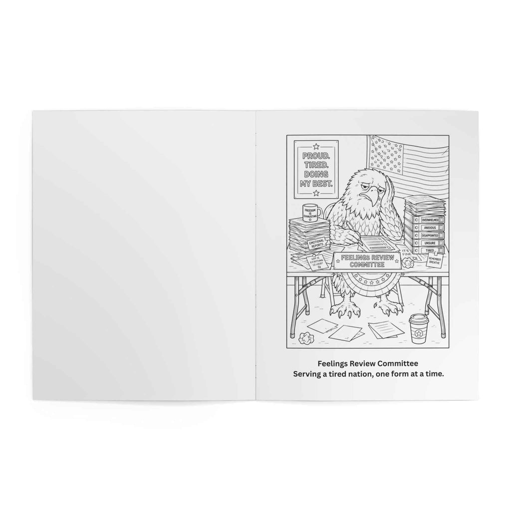 Official American Feelings Handbook Coloring Book