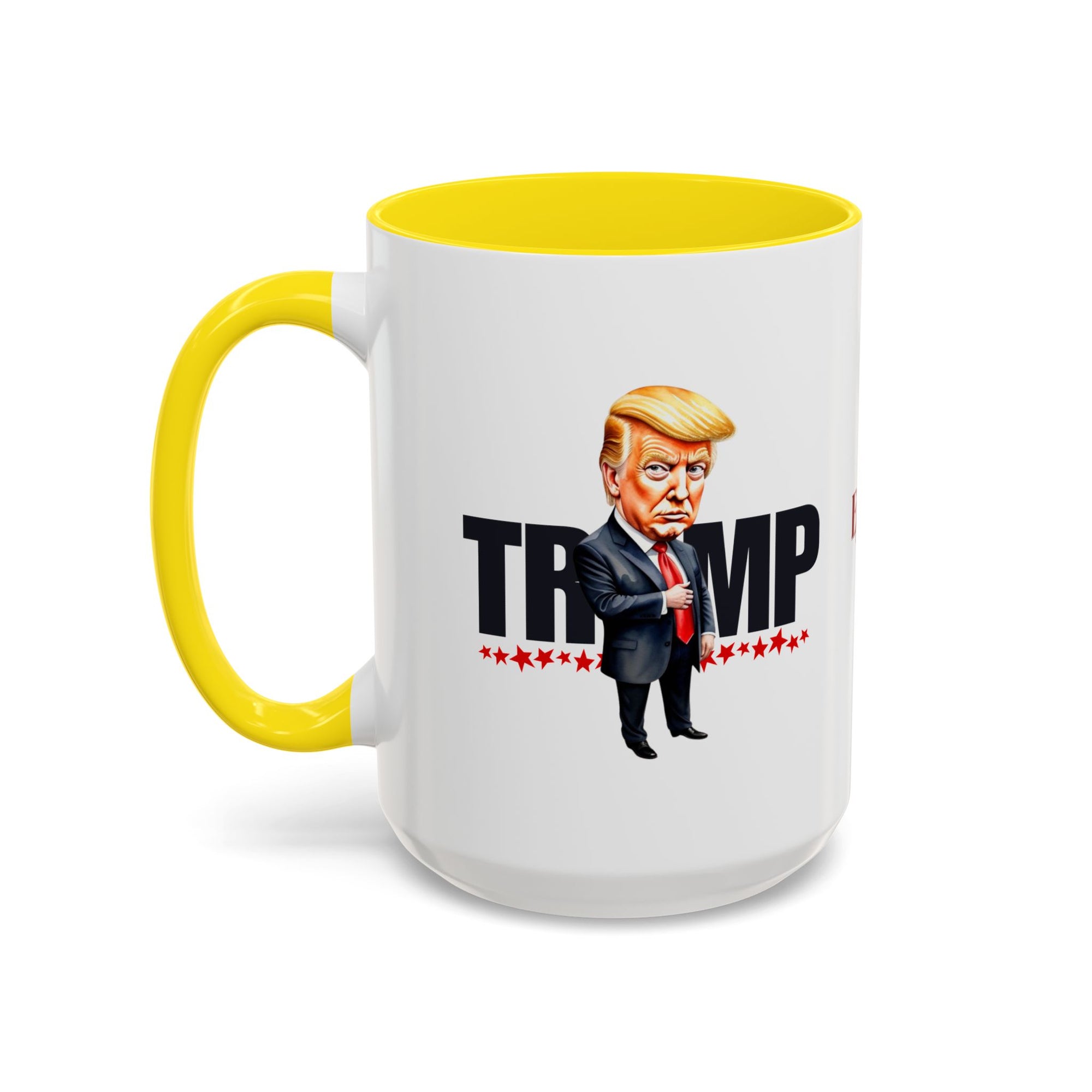 Trump Accent Coffee Mug - 11oz & 15oz, Bold Statement Mugs for Political Enthusiasts