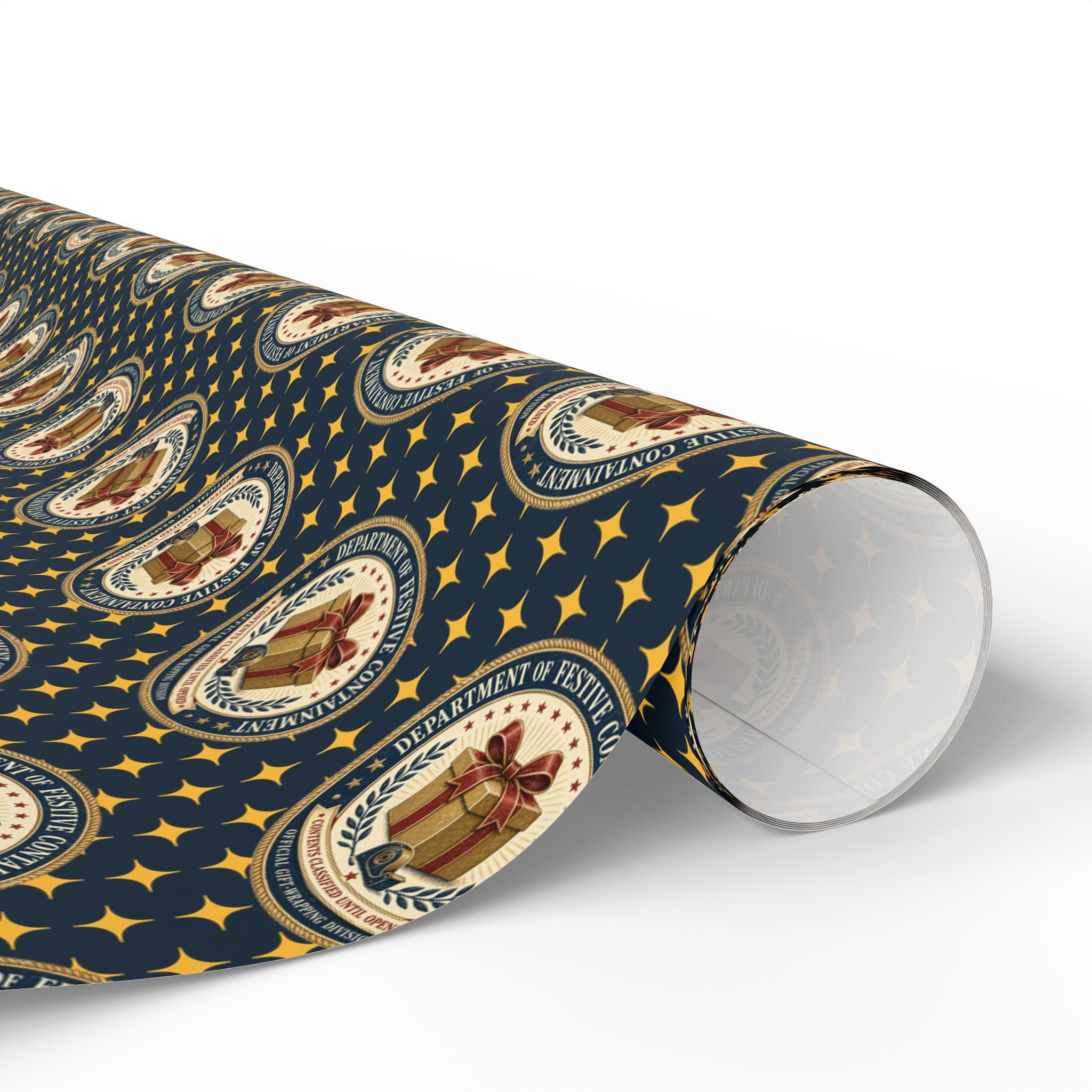 Department of Festive Containment Wrapping Paper Roll